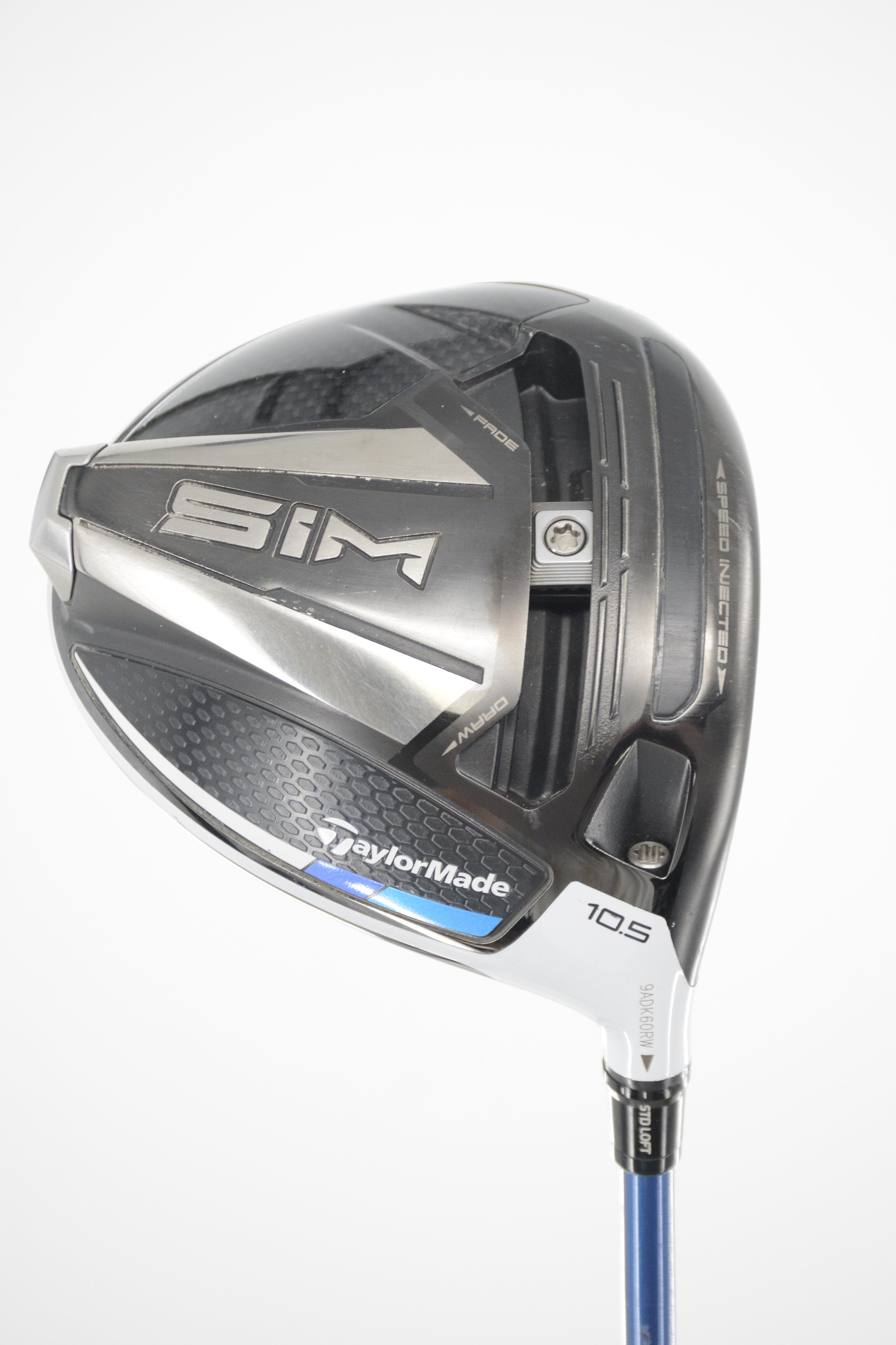 TaylorMade SIM 10.5 Degree Driver S Flex 45.25" Golf Clubs GolfRoots 