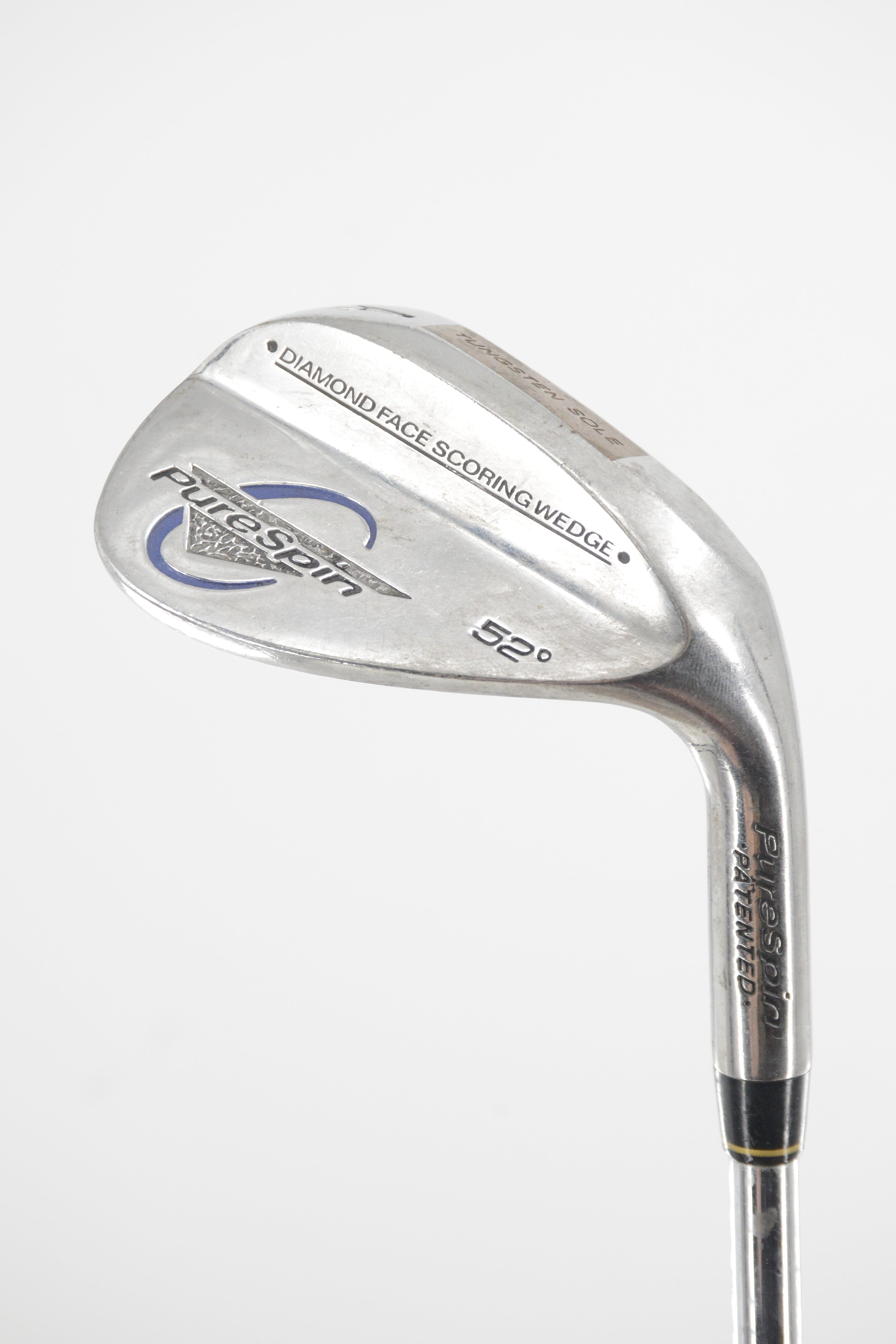 PureSpin Tungsten Sole 52 Degree Wedge R Flex 35.5" Golf Clubs GolfRoots 