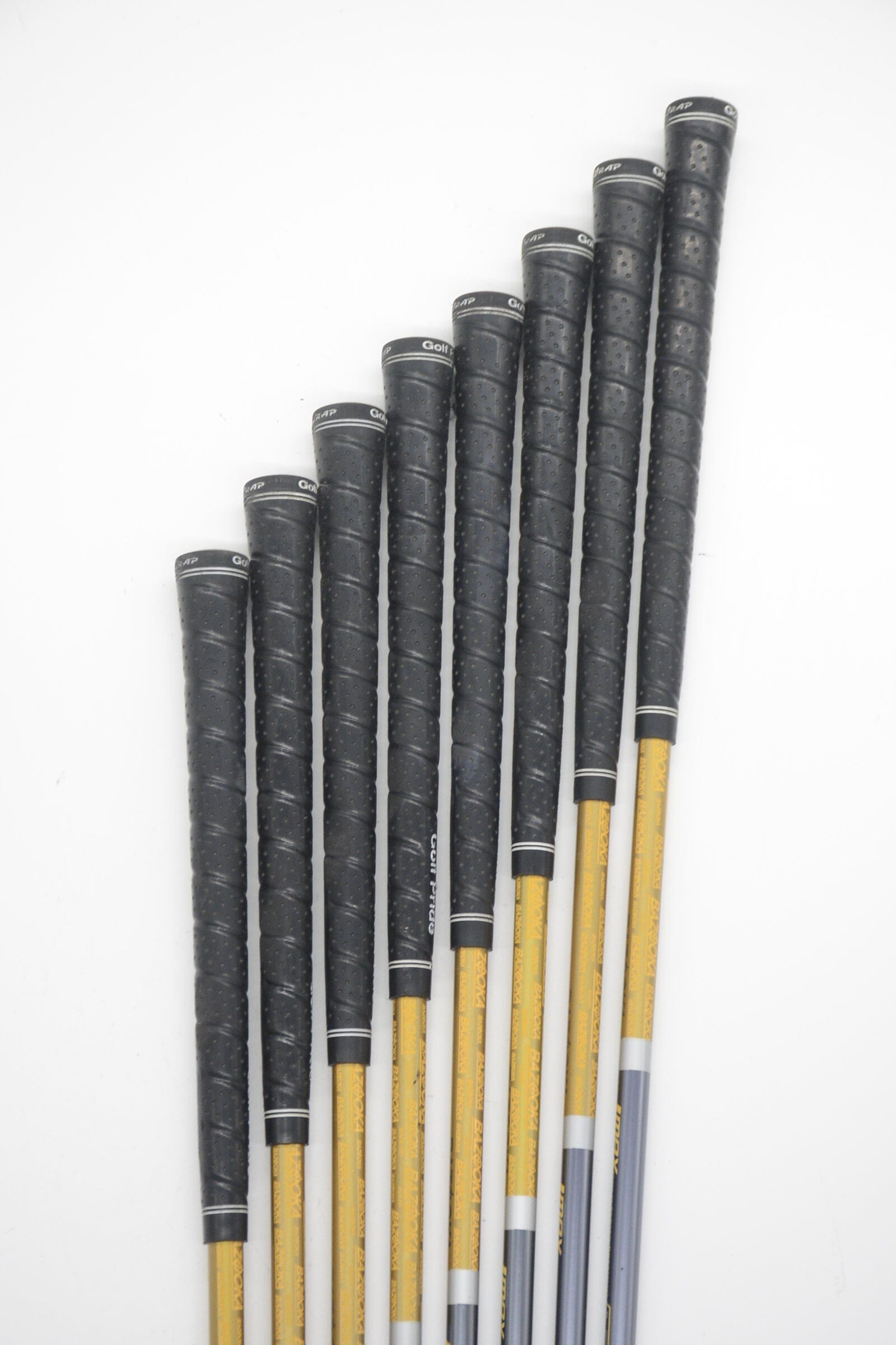 Tour Edge Bazooka JMAX Gold 3-PW Iron Set R Flex -0.25" Golf Clubs GolfRoots 