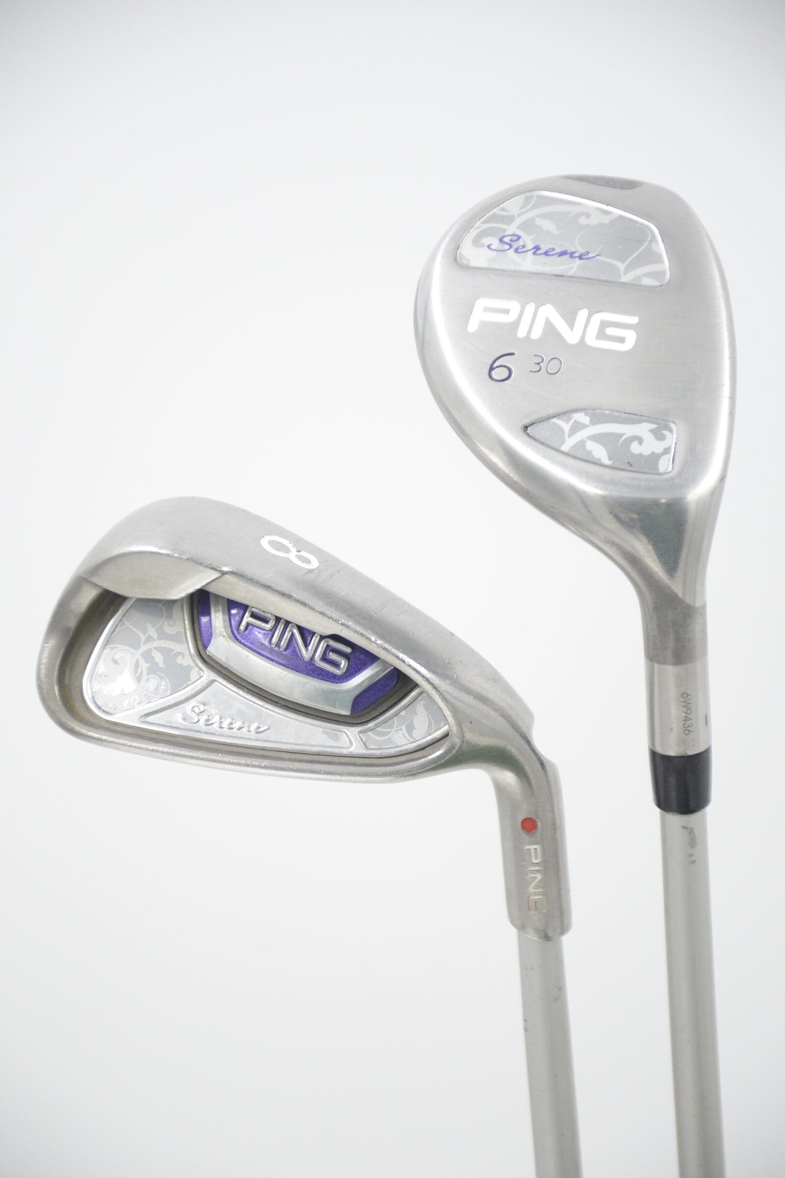 Women's Ping Serene 5-PW, SW Iron Set W Flex 36.25" Golf Clubs GolfRoots 