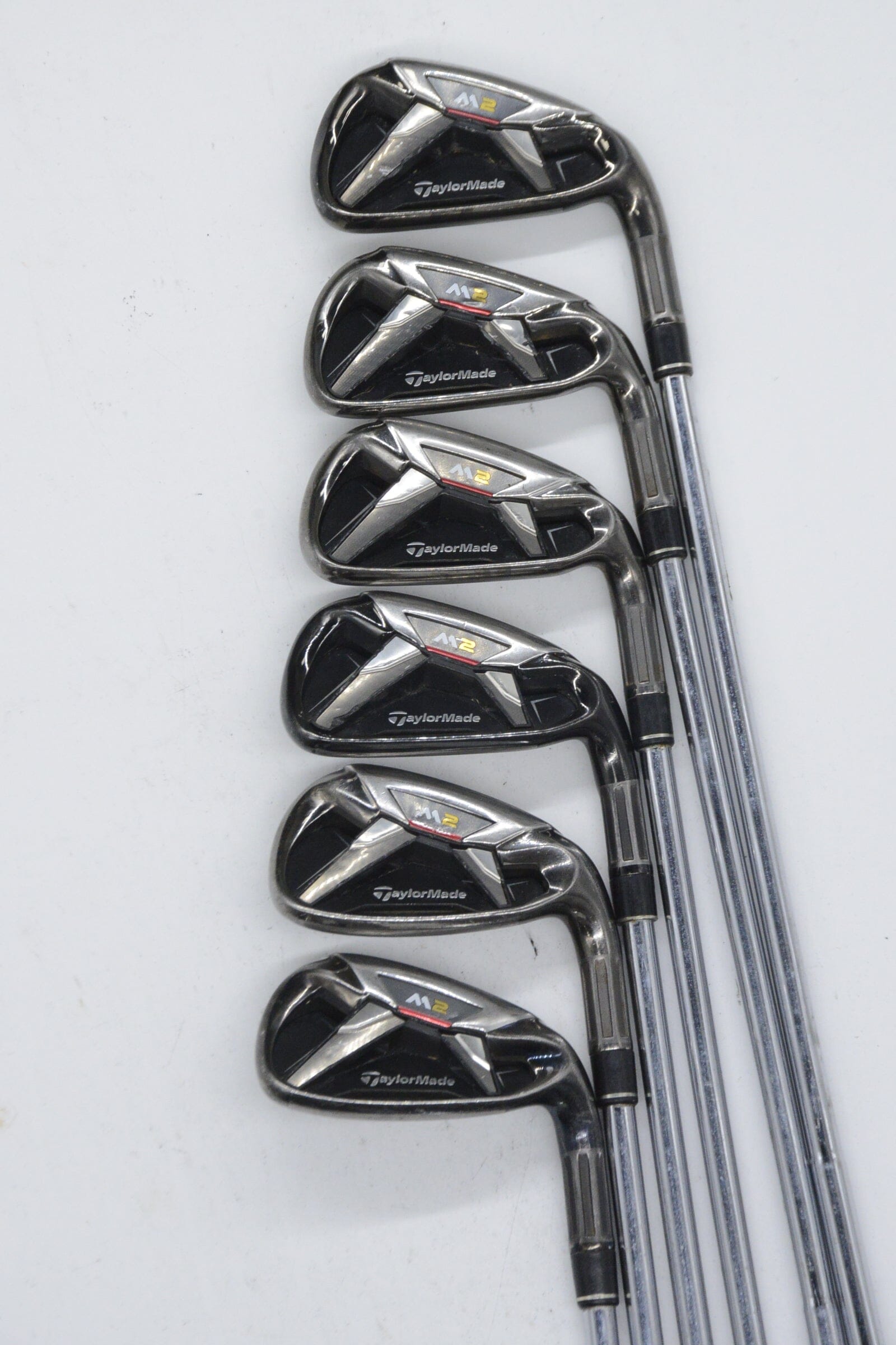 TaylorMade M2 4-9 Iron Set S Flex +1.25" Golf Clubs GolfRoots 