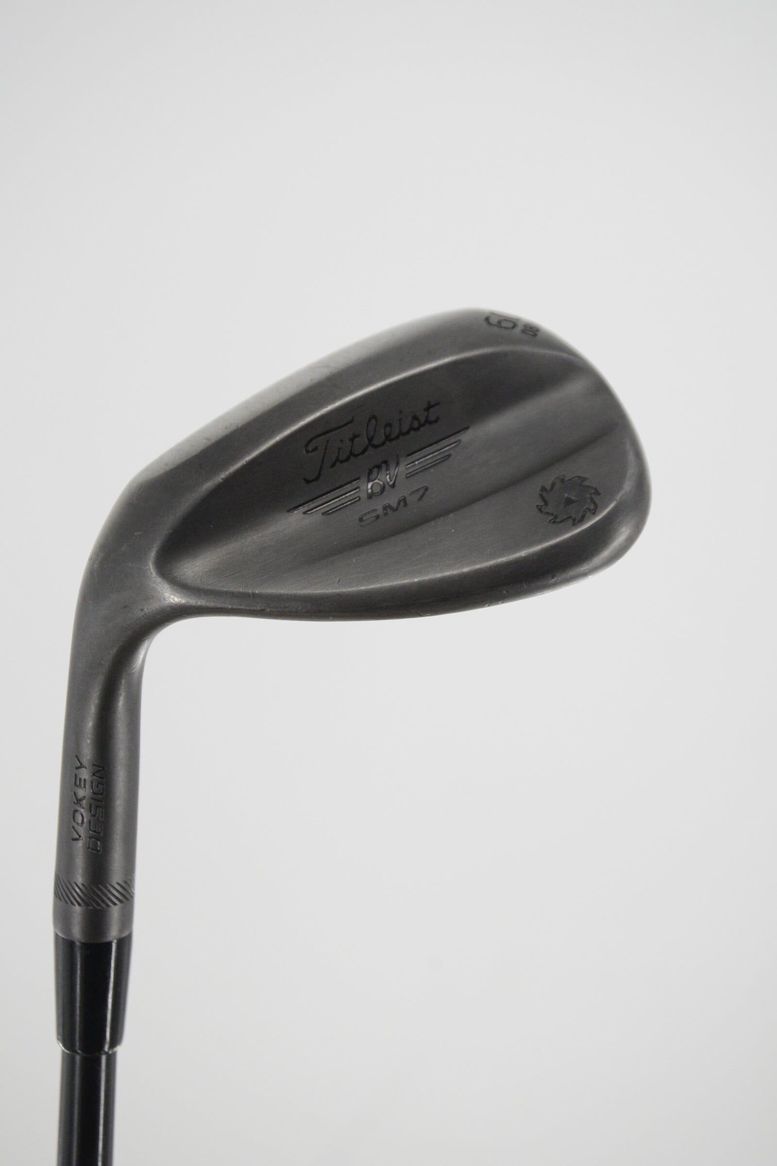 Lefty Titleist Vokey SM7 Jet Black 60 Degree Wedge S Flex 34.75" Golf Clubs GolfRoots 