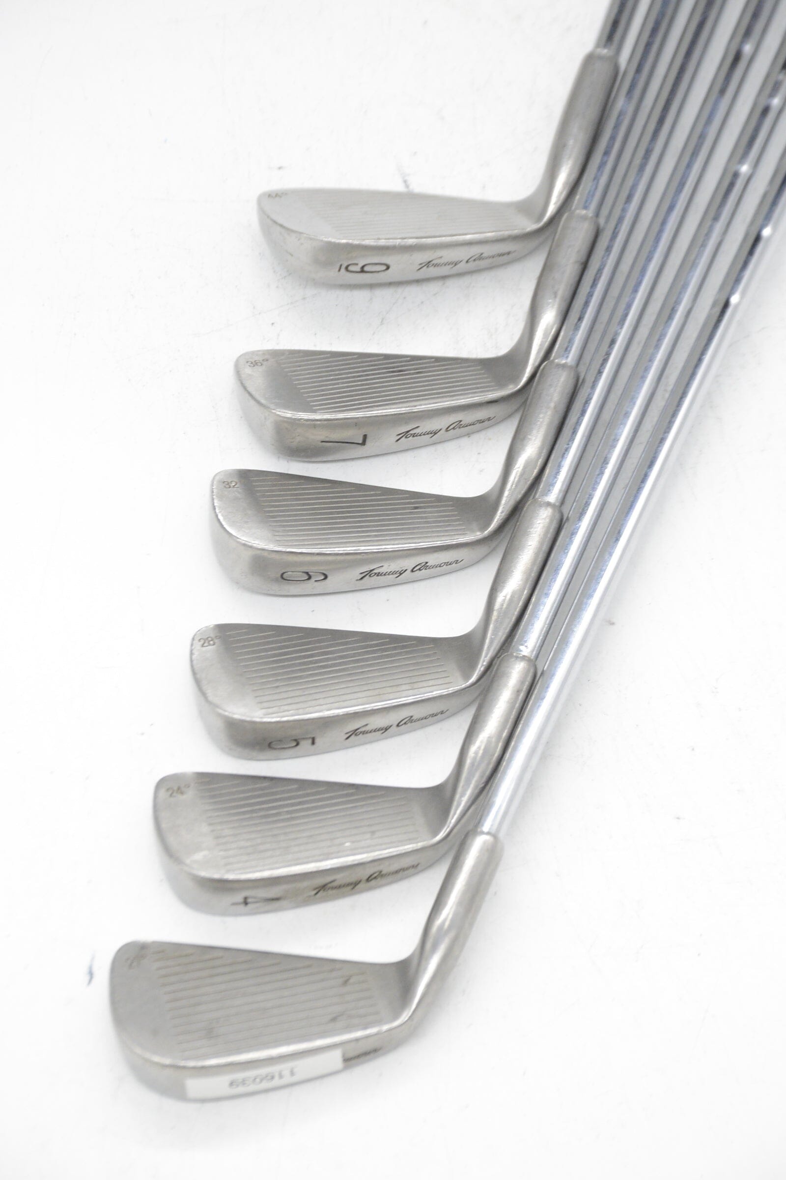 Tommy Armour 845S Silver Scot 3-7, 9 Iron Set S Flex Std Length Golf Clubs GolfRoots 