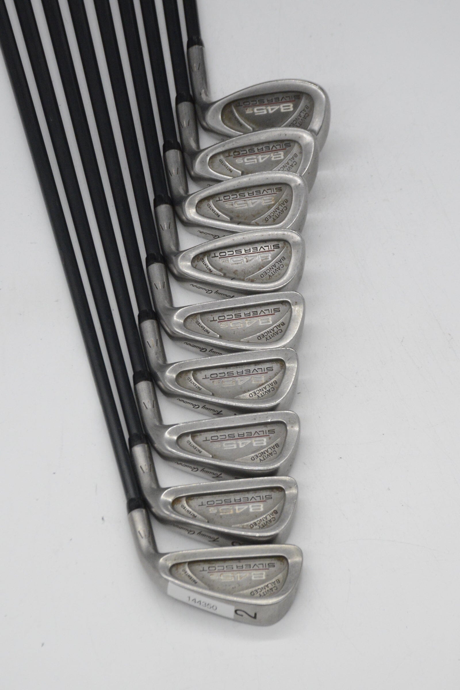 Tommy Armour 845S Silver Scot 2-6, 8-PW, SW Iron Set S Flex -0.25" Golf Clubs GolfRoots 