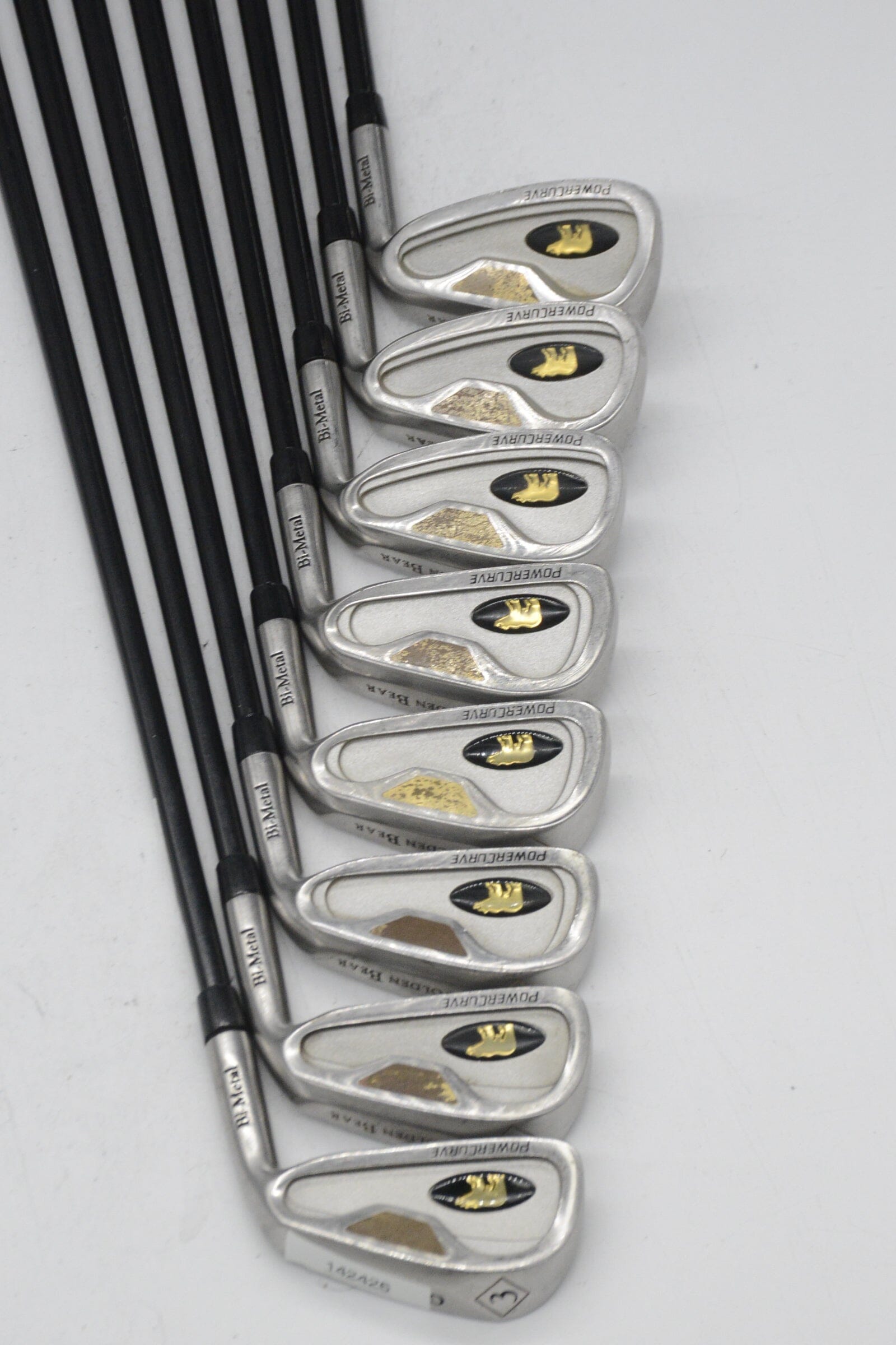 Golden Bear PowerCurve 3-PW Iron Set S Flex -0.25" Golf Clubs GolfRoots 