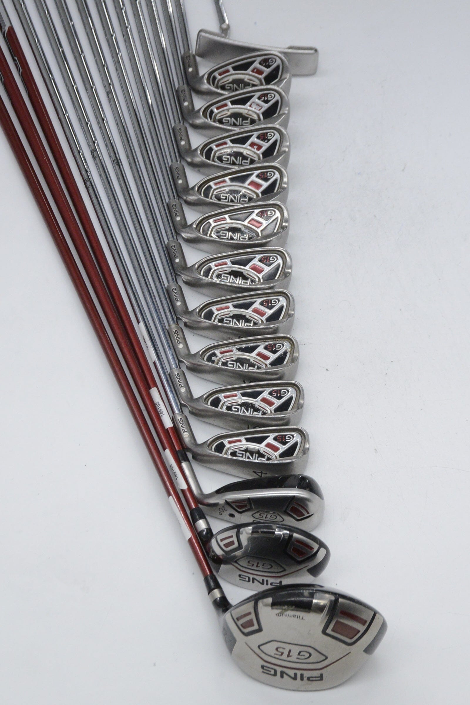 Ping G15 Mixed Full Set R Flex +0.75" Golf Clubs GolfRoots 