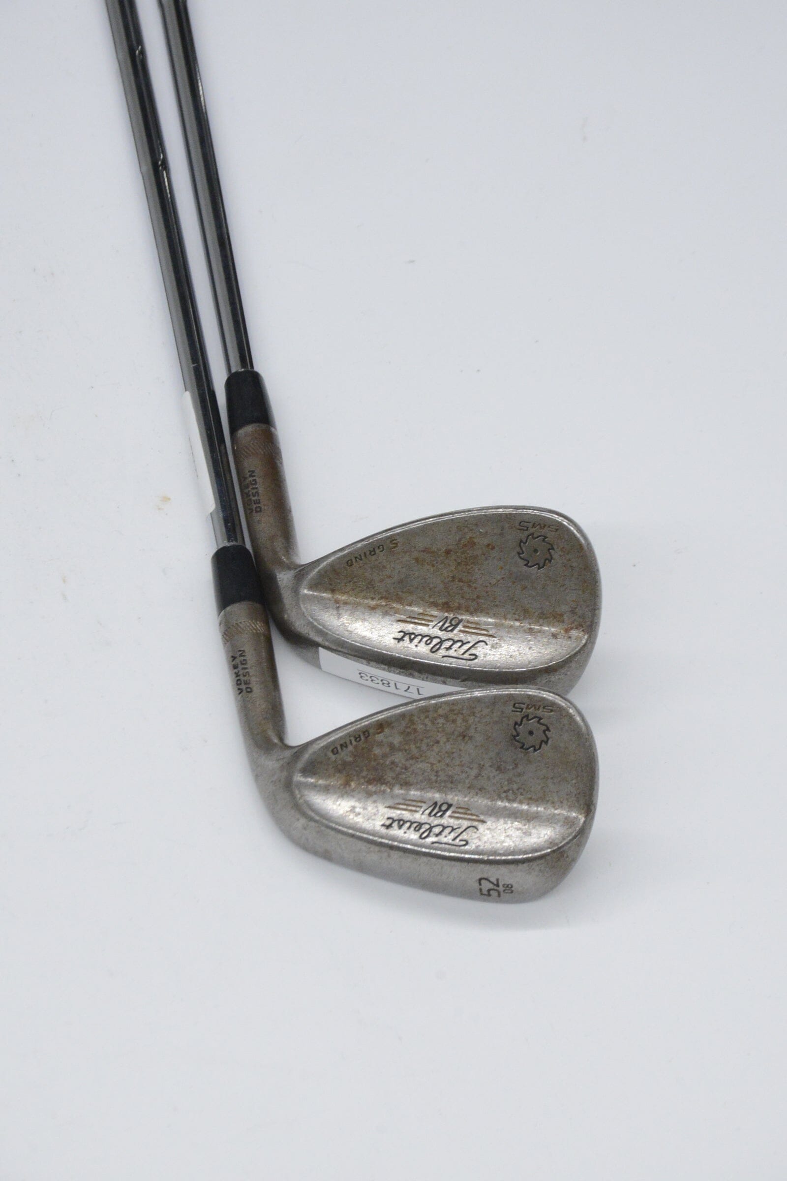 Titleist Vokey SM5 Gold Nickel 52 & 56 Degree Wedge Set S Flex Golf Clubs GolfRoots 