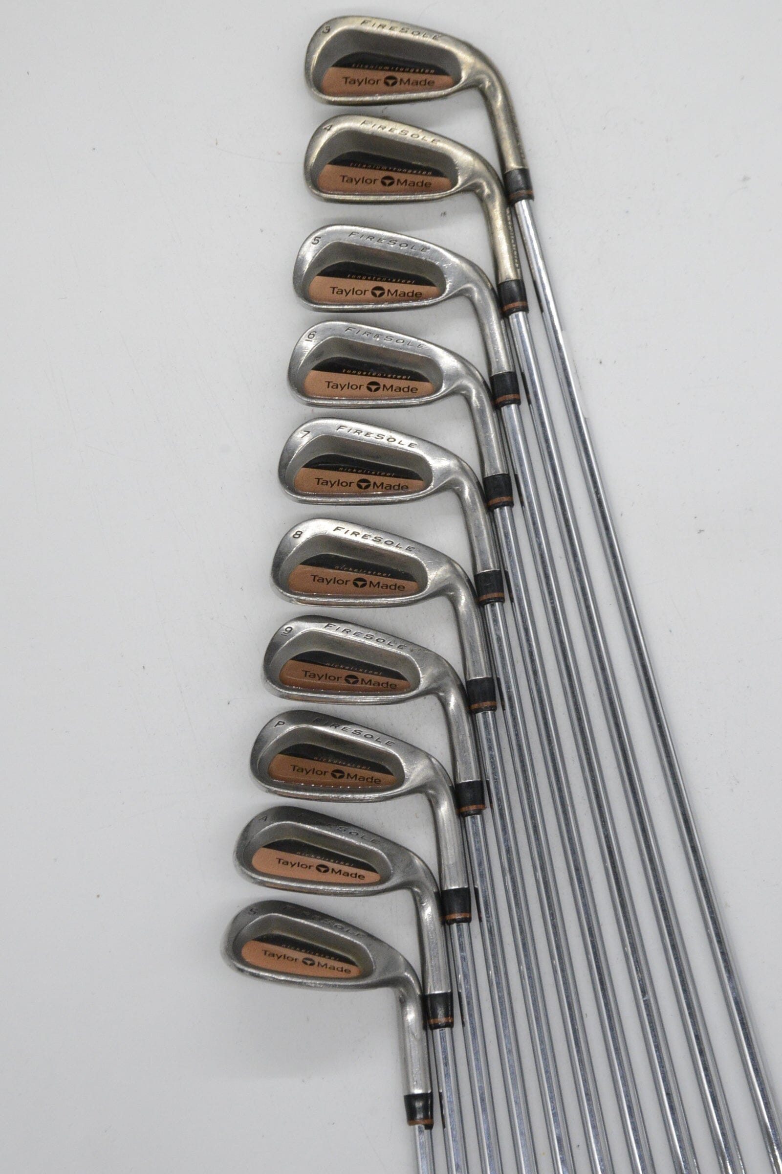 TaylorMade Firesole 3-SW Iron Set R Flex -0.5" Golf Clubs GolfRoots 