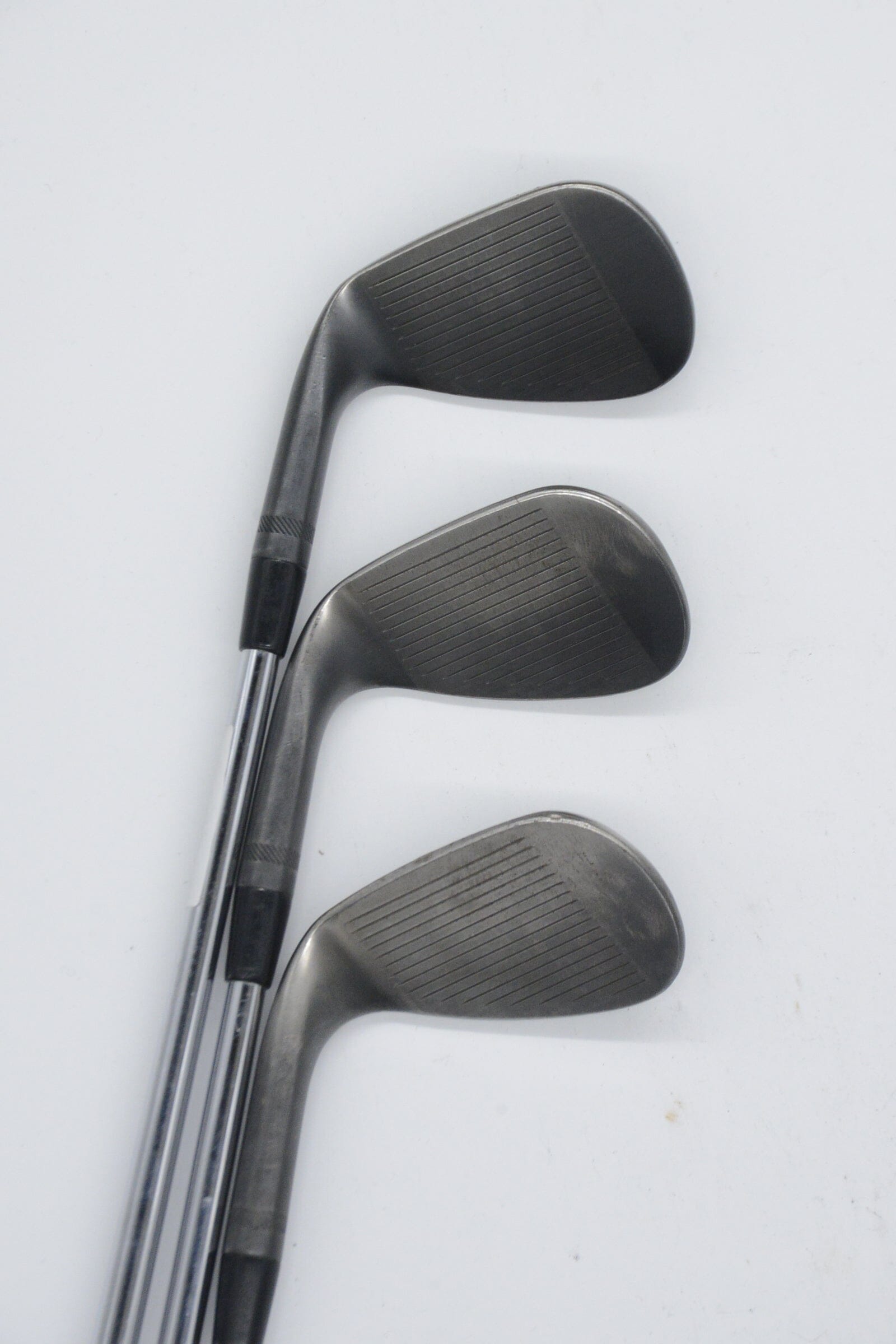Titleist Vokey SM10 Jet Black 50, 54, 58 Degree Wedge Set S Flex