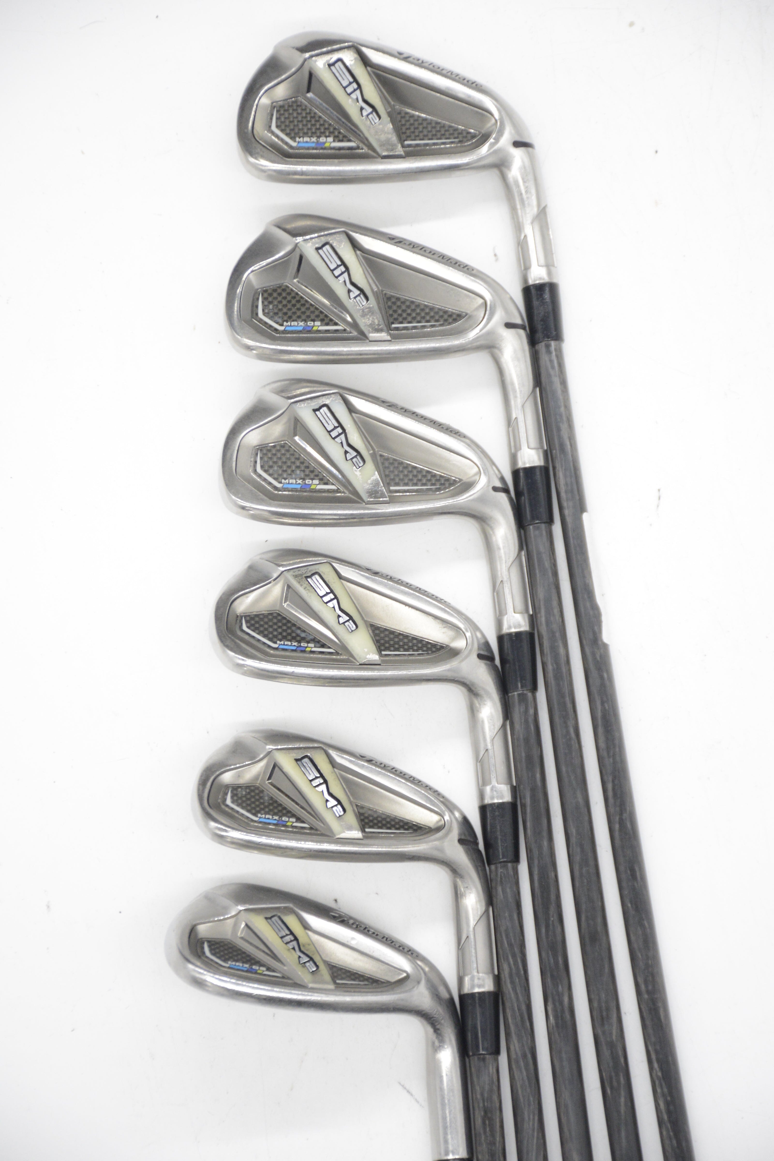 TaylorMade SIM2 Max OS 6-8, PW-SW Iron Set SR Flex Std Length Golf Clubs GolfRoots 