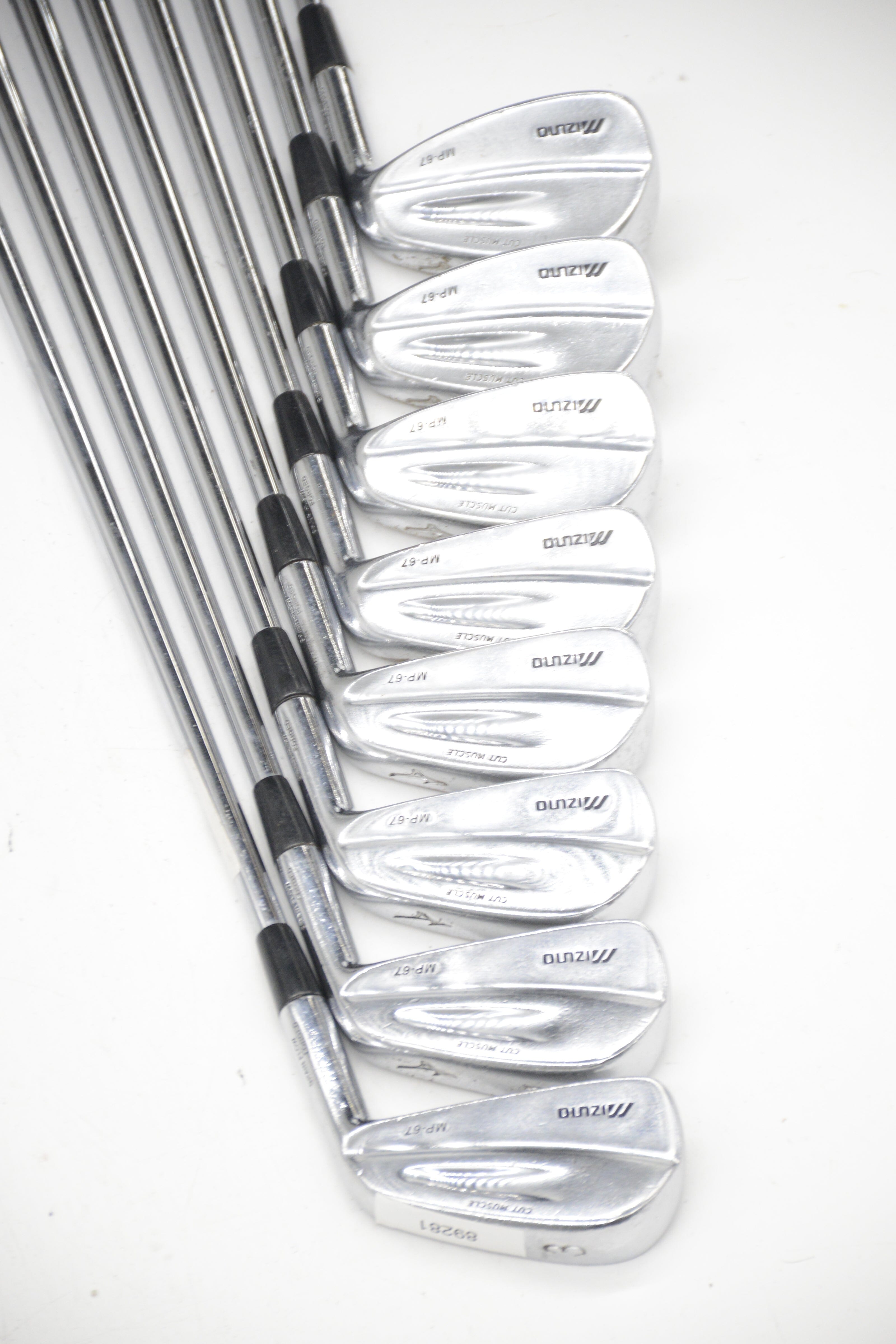 Mizuno MP 67 3-PW Iron Set X Flex Std Length Golf Clubs GolfRoots 