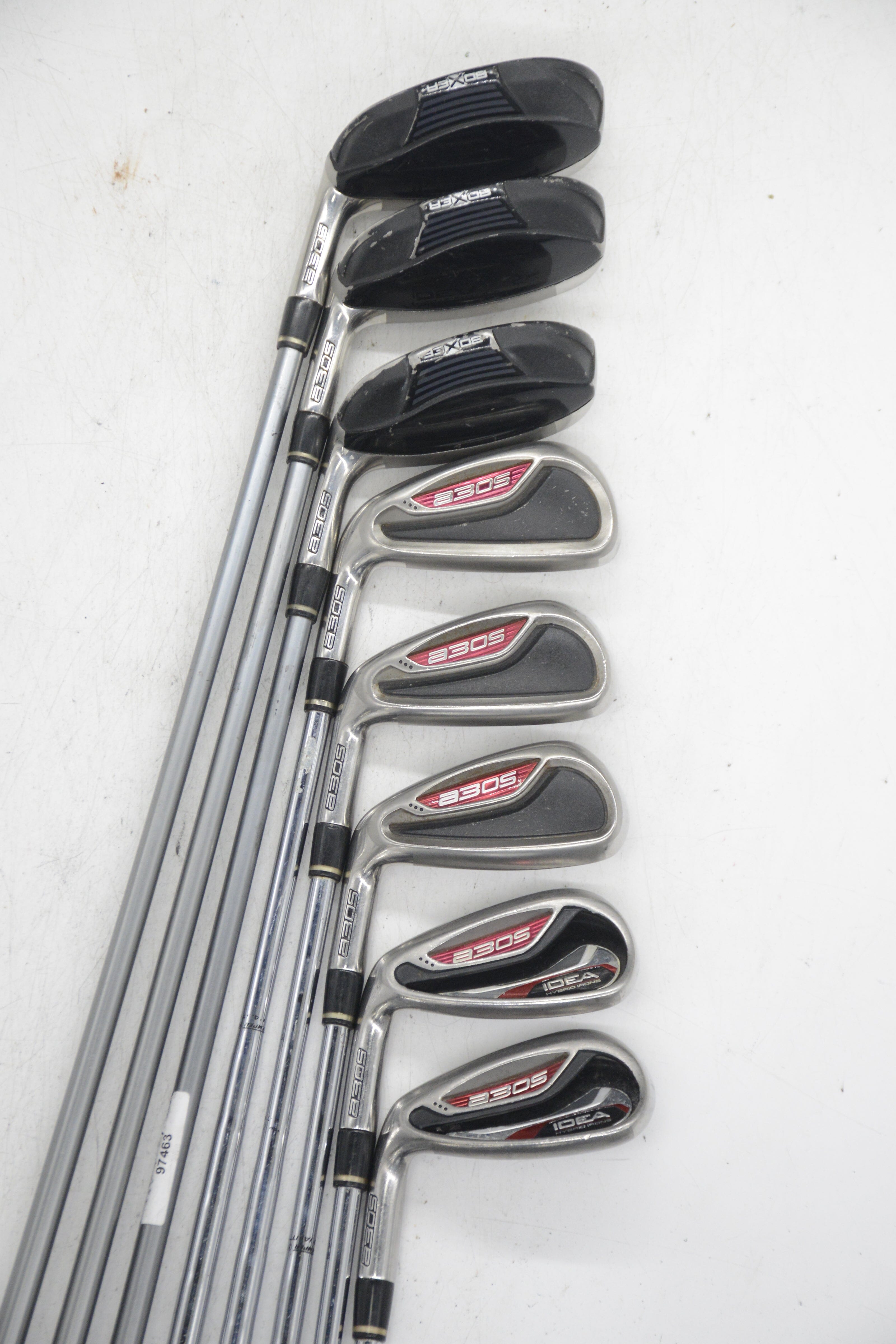 Lefty Adams Idea A3Os 3H-5H, 6-PW Iron Set S Flex +0.5" Golf Clubs GolfRoots 