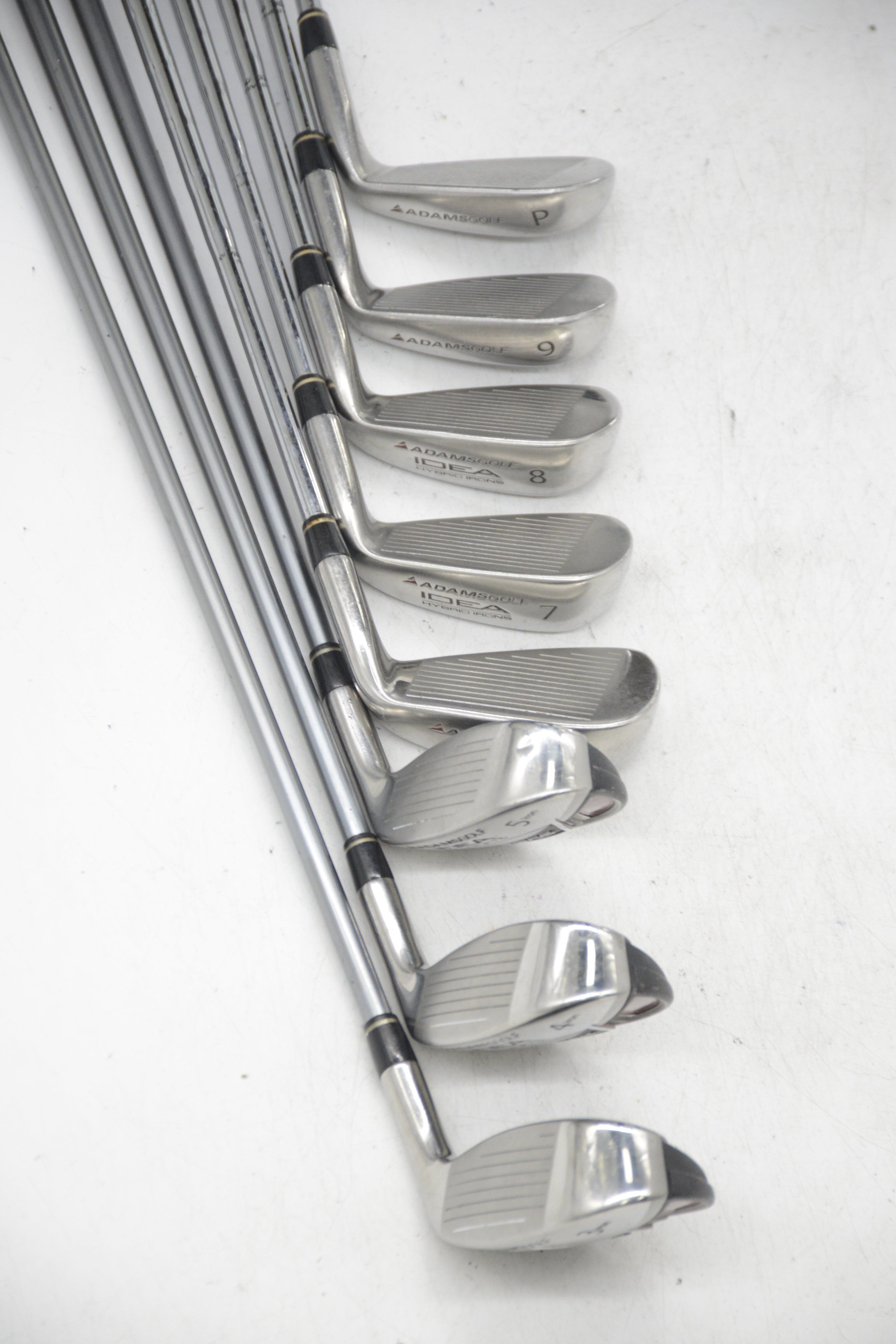 Lefty Adams Idea A3Os 3H-5H, 6-PW Iron Set S Flex +0.5" Golf Clubs GolfRoots 