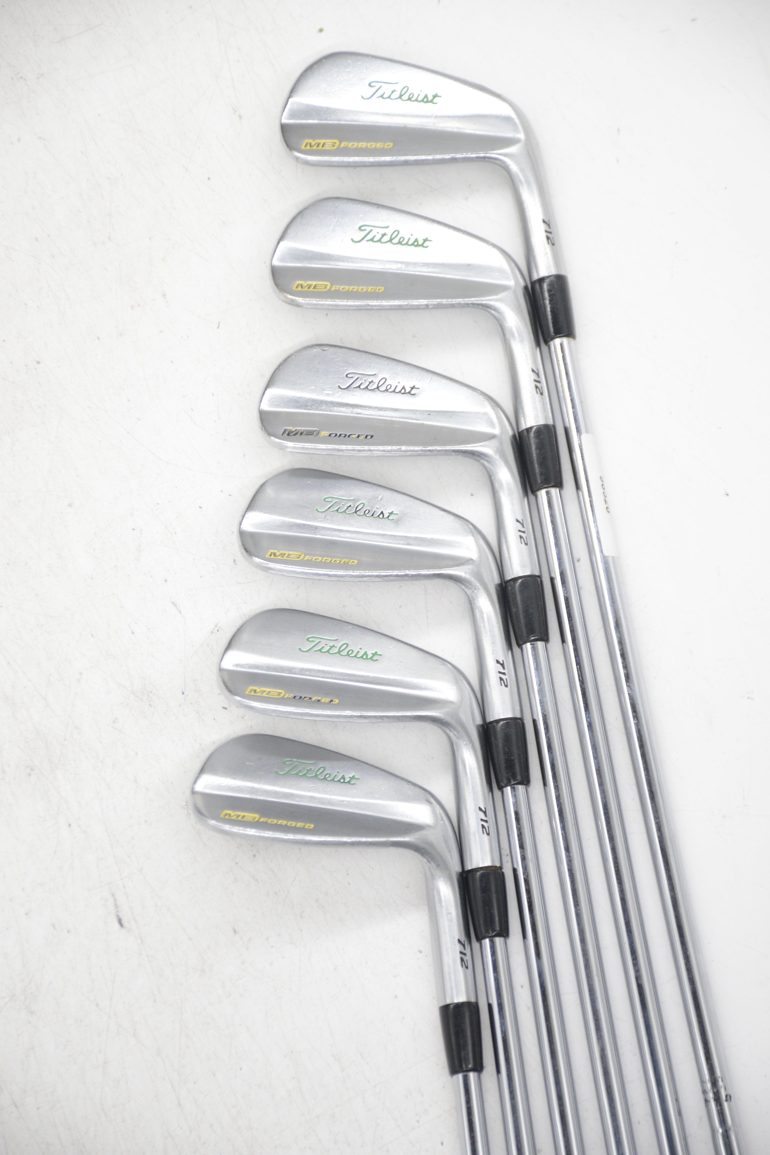 Titleist 712 MB Forged 5-PW Iron Set S Flex Std Length Golf Clubs GolfRoots 