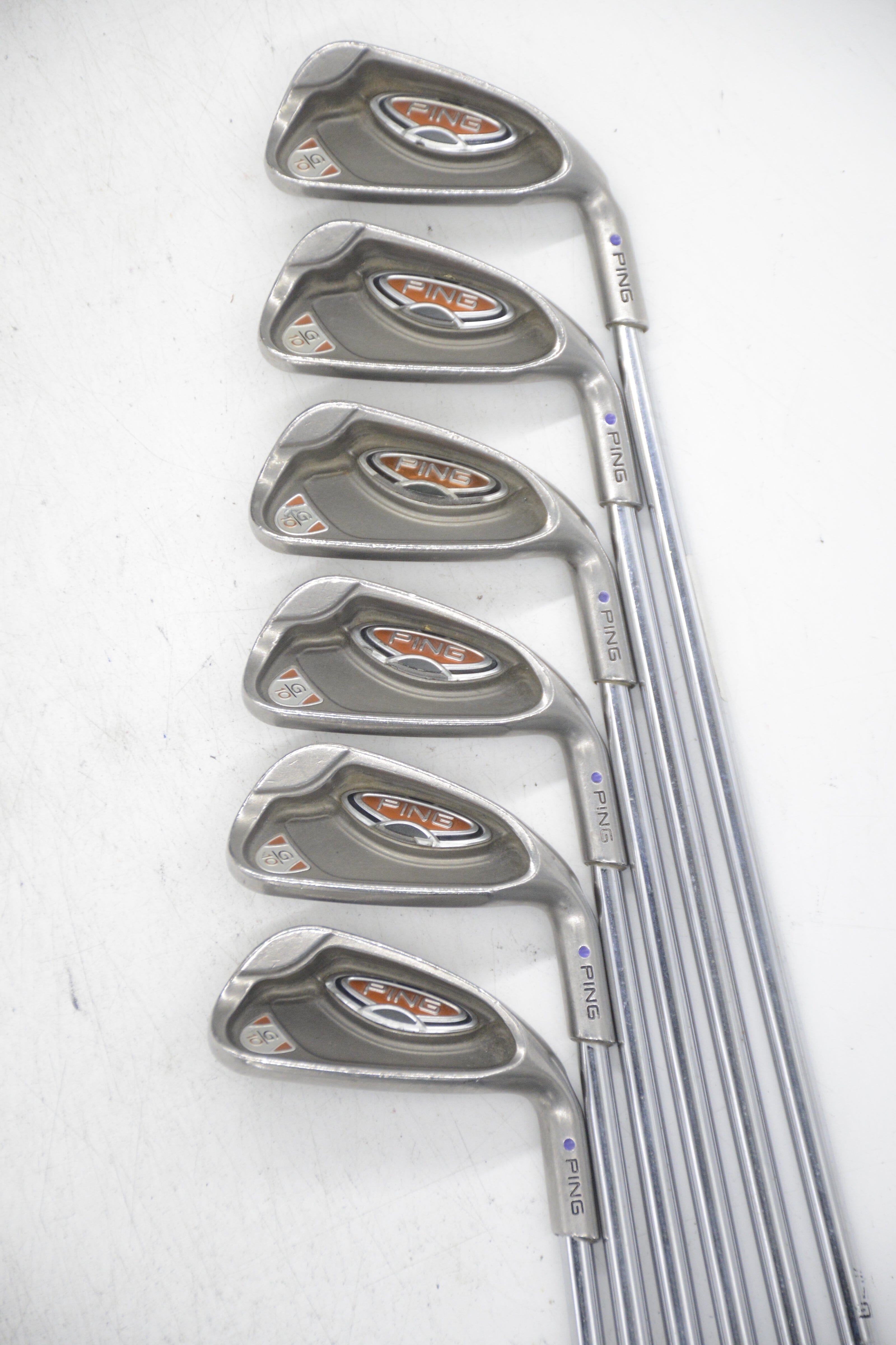 Ping G10 4-9 Iron Set R Flex Std Length Golf Clubs GolfRoots 