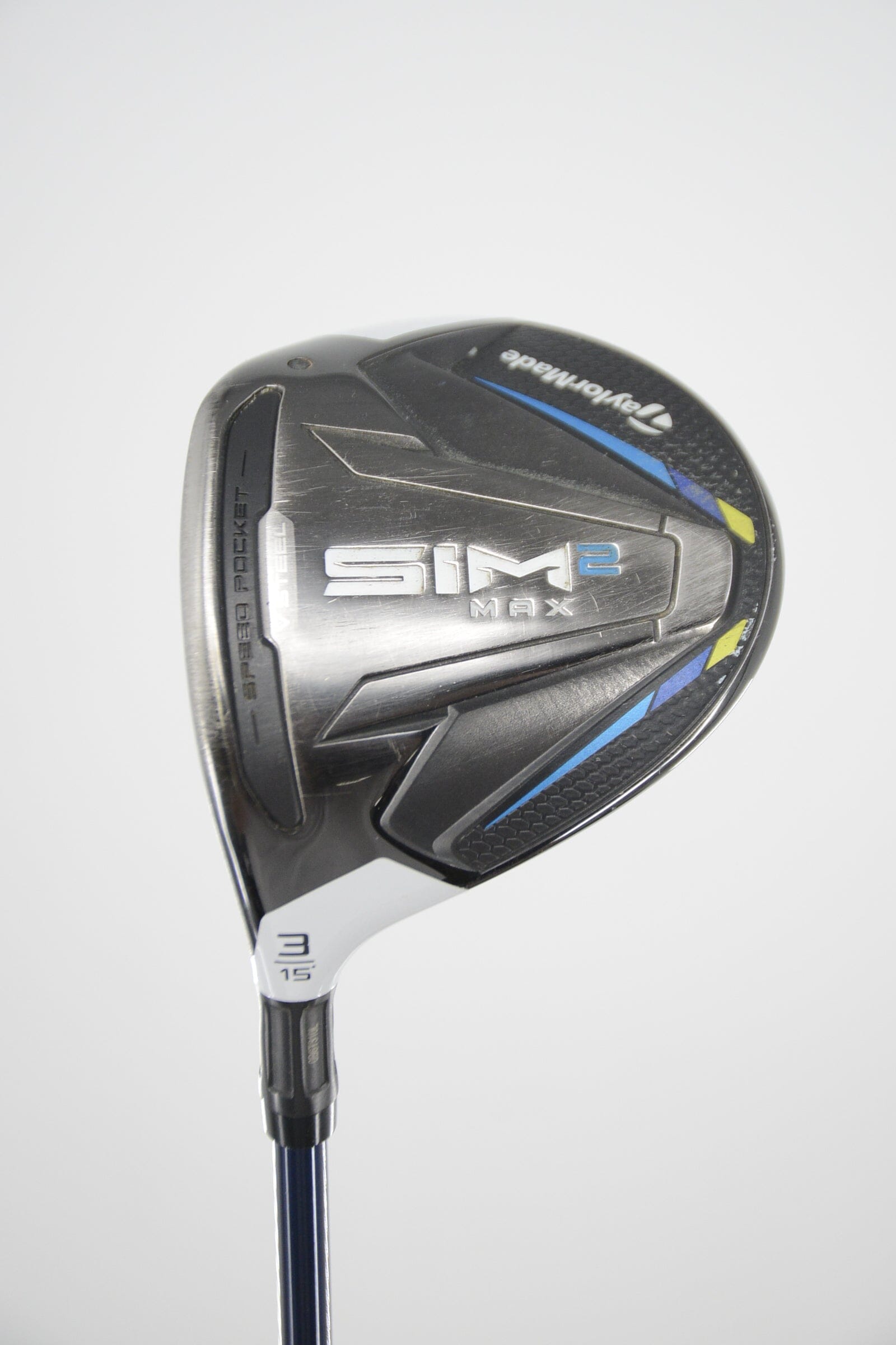 Lefty TaylorMade SIM2 Max Steel 3 Wood S Flex 43" Golf Clubs GolfRoots 