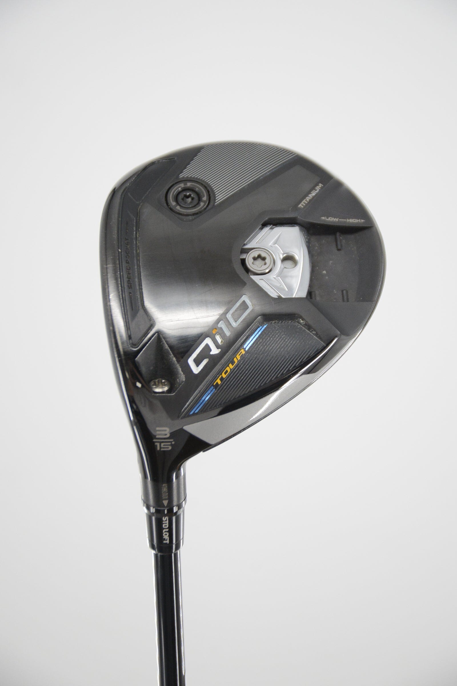 Lefty TaylorMade Qi10 Tour 3 Wood S Flex 43.5" Golf Clubs GolfRoots 