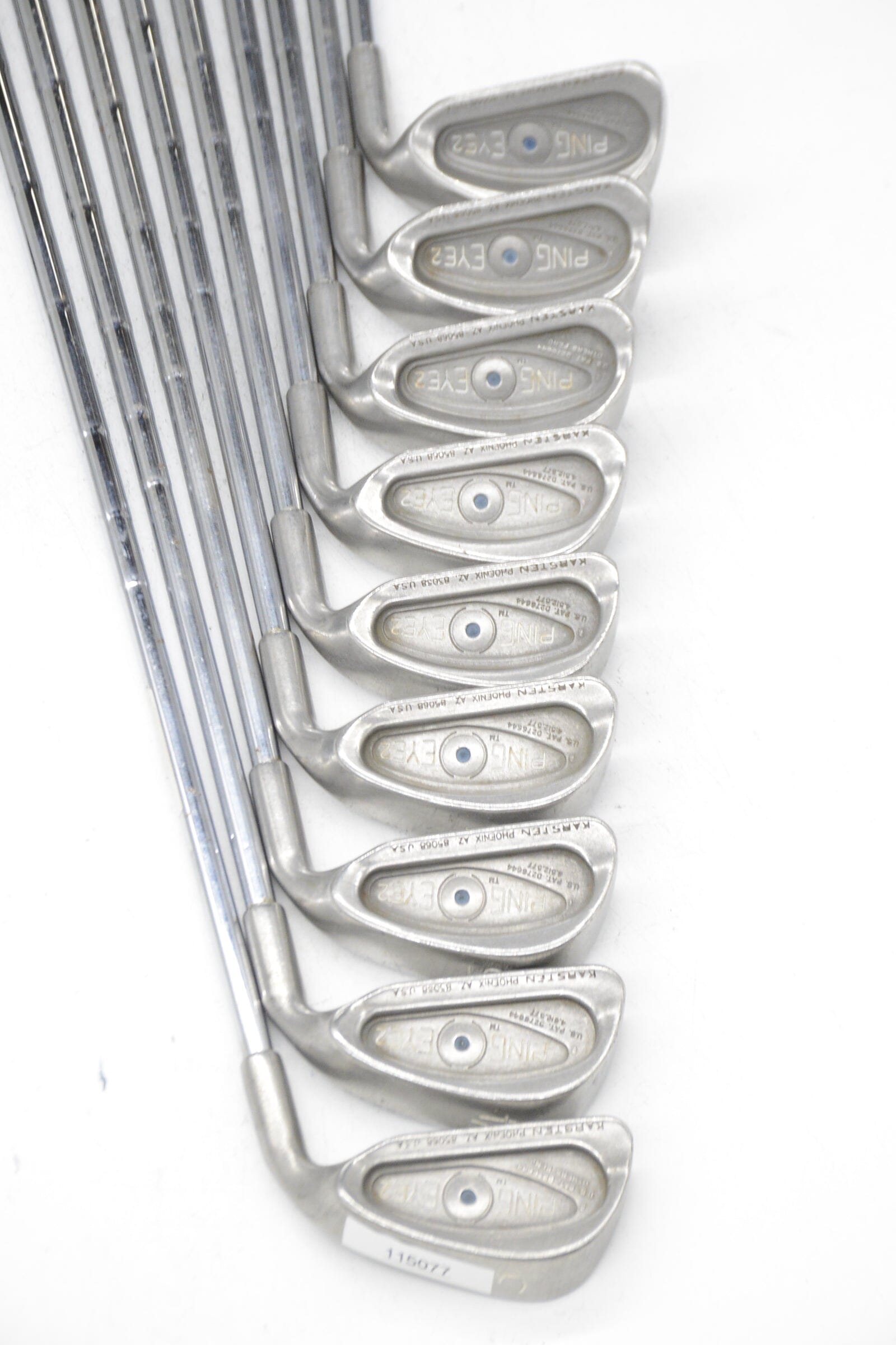 Ping Eye 2 3-PW, SW Iron Set S Flex Std Length Golf Clubs GolfRoots 