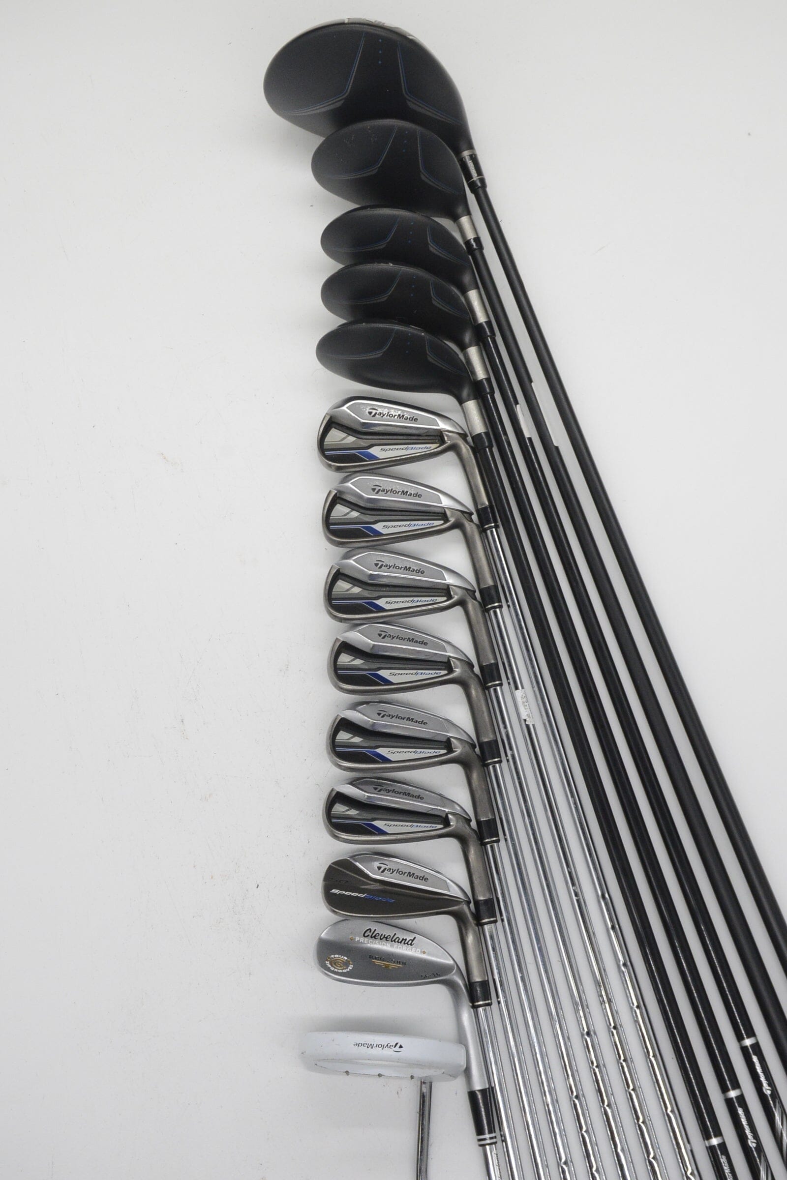 TaylorMade Speedblade Mixed Full Set R Flex +0.25" Golf Clubs GolfRoots 
