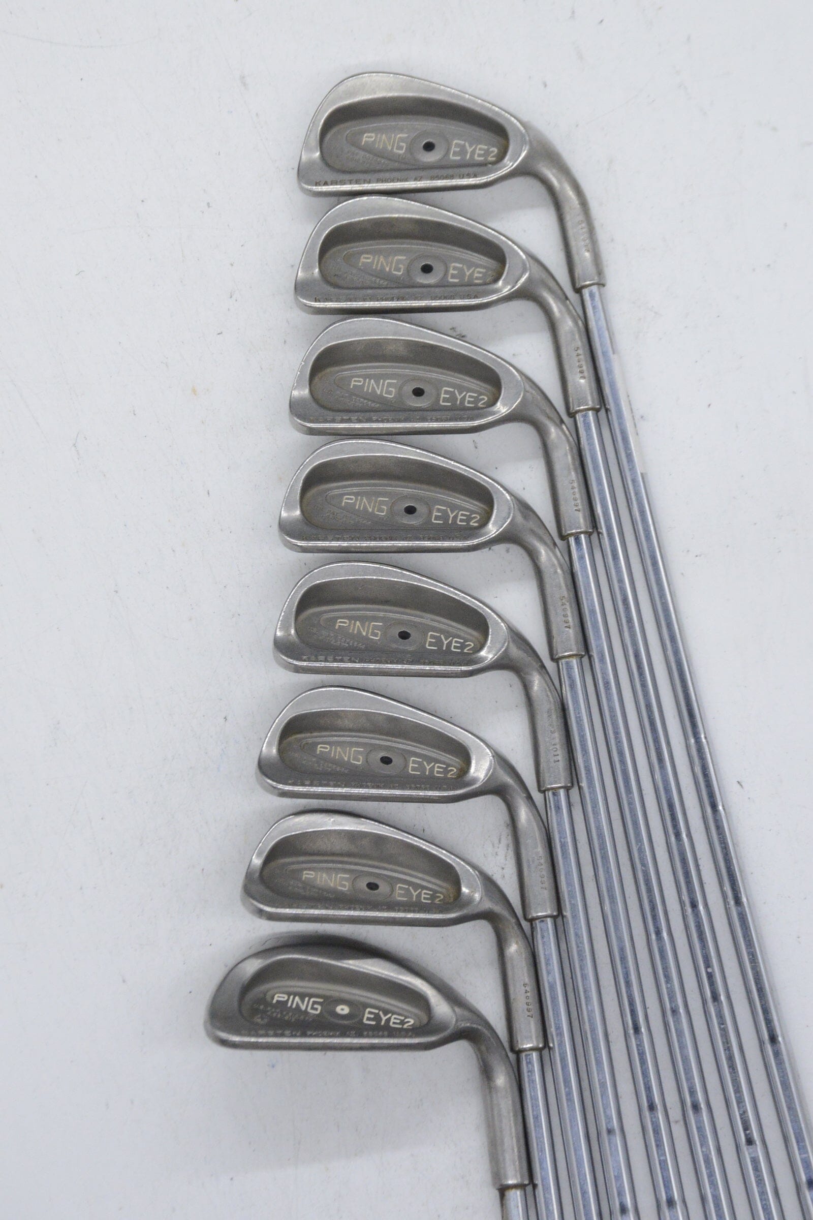 Ping Eye 2 3-9, SW Iron Set S Flex Std Length Golf Clubs GolfRoots 