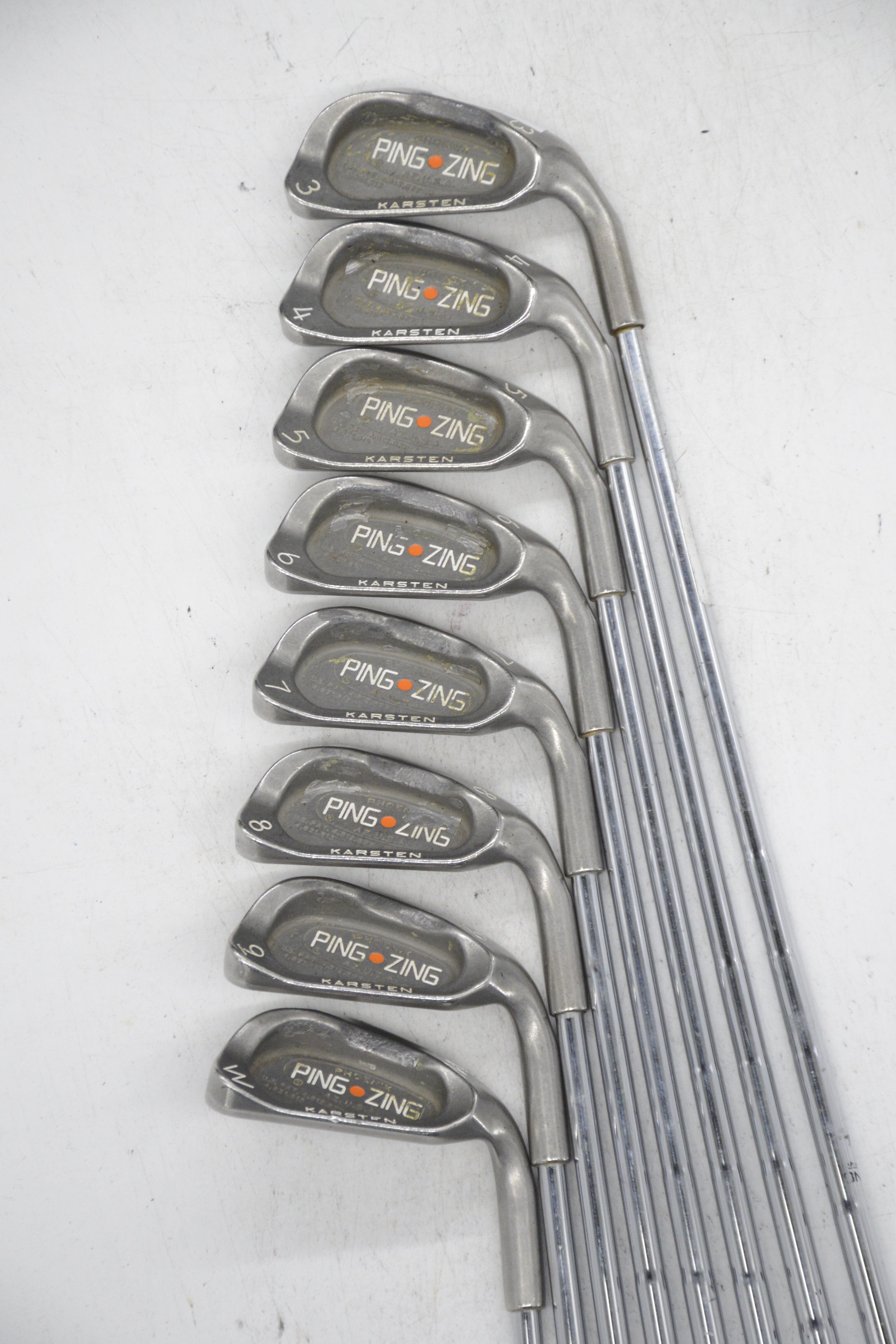 Ping Zing 3-PW Iron Set R Flex -1.25" Golf Clubs GolfRoots 