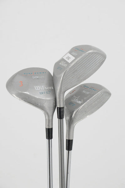 Women's Wilson DynaPwr D, 3W, 5W Wood Set W Flex