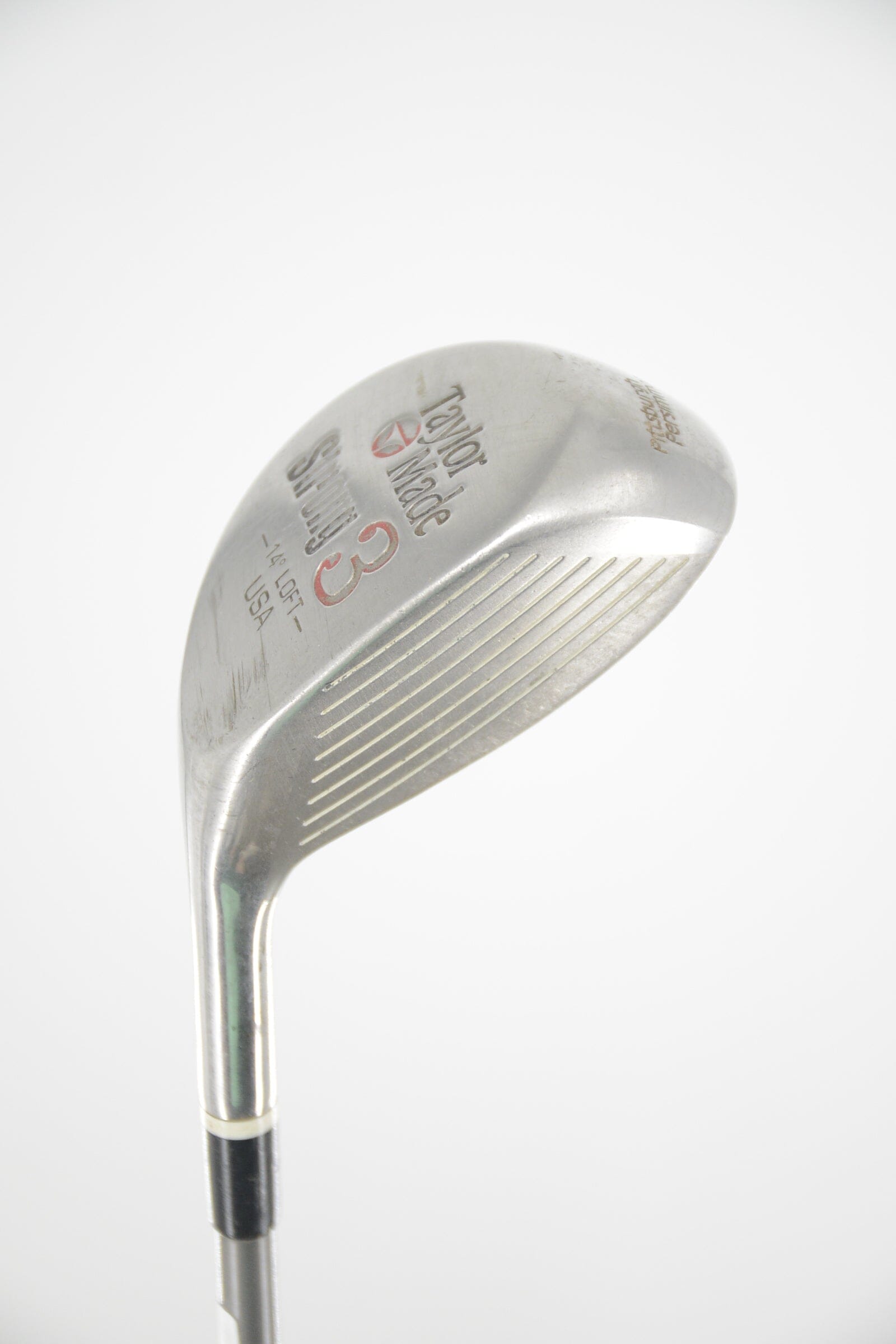 TaylorMade Pittsburgh Persimmon 3 Wood S Flex 42.75" Golf Clubs GolfRoots 