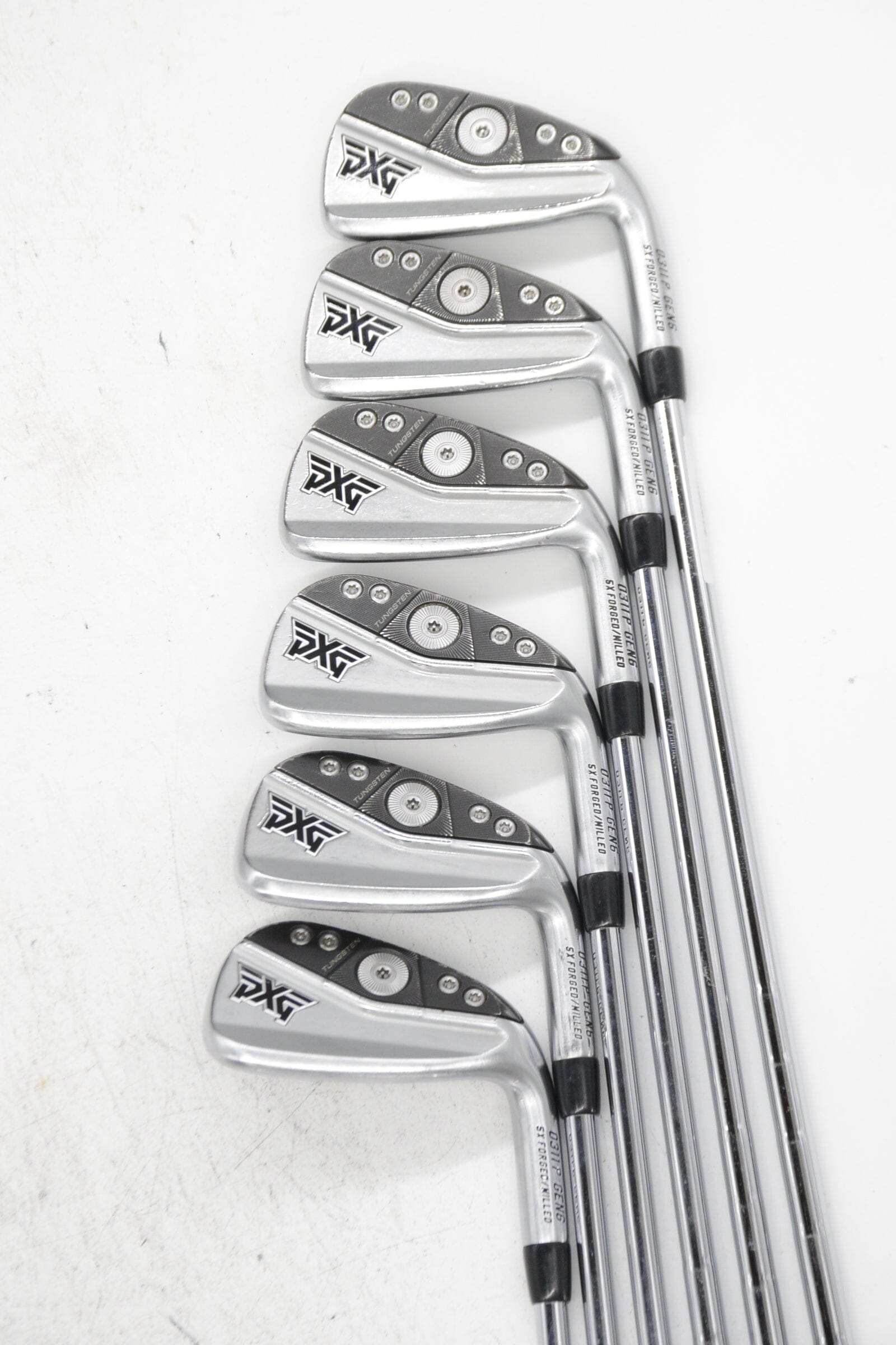 PXG 0311P Gen6 5-PW Iron Set S Flex -0.25" Golf Clubs GolfRoots 