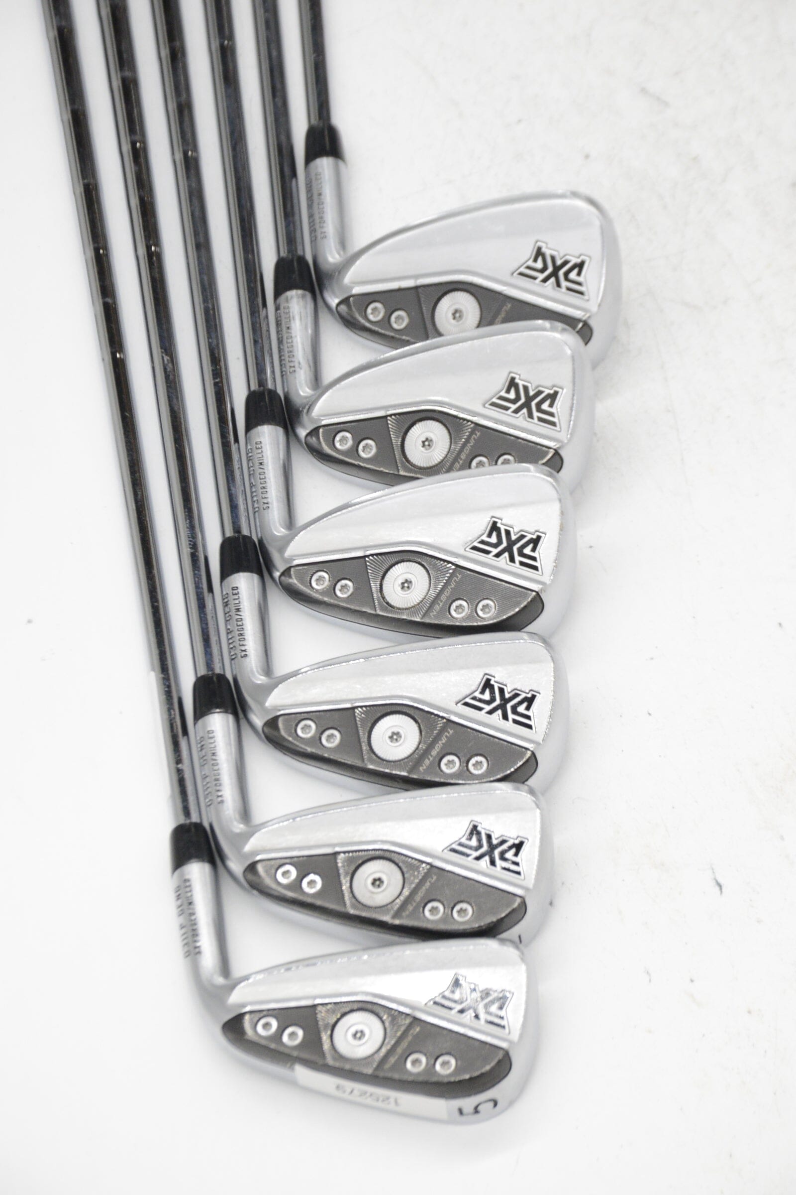 PXG 0311P Gen6 5-PW Iron Set S Flex -0.25" Golf Clubs GolfRoots 