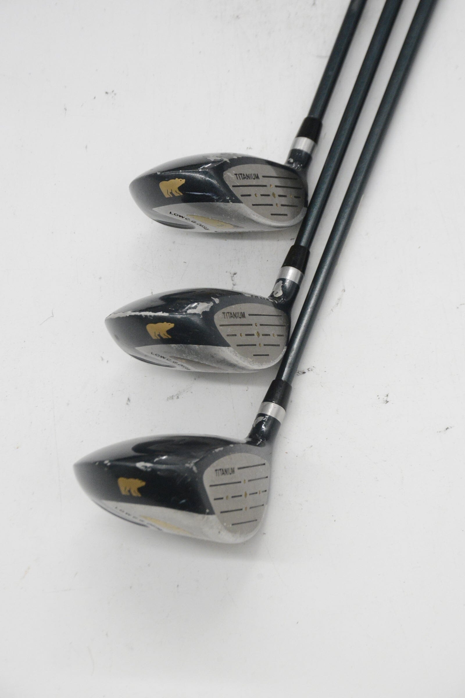 Women's Golden Bear 3 Metal Tech D, 3W, 5W Wood Set W Flex Golf Clubs GolfRoots 