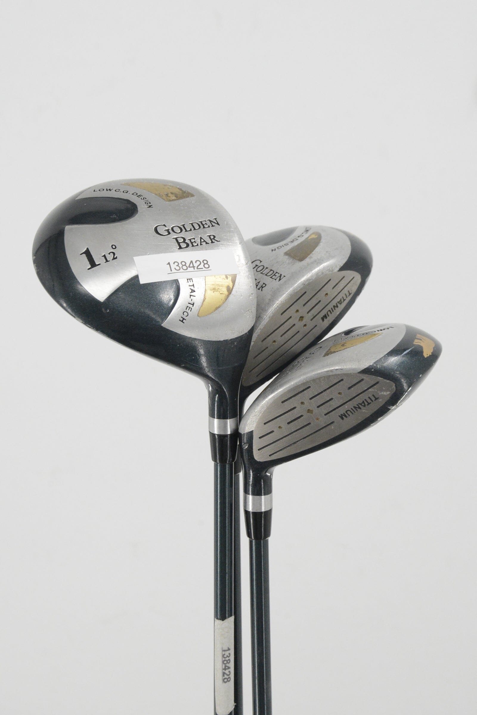 Women's Golden Bear 3 Metal Tech D, 3W, 5W Wood Set W Flex Golf Clubs GolfRoots 