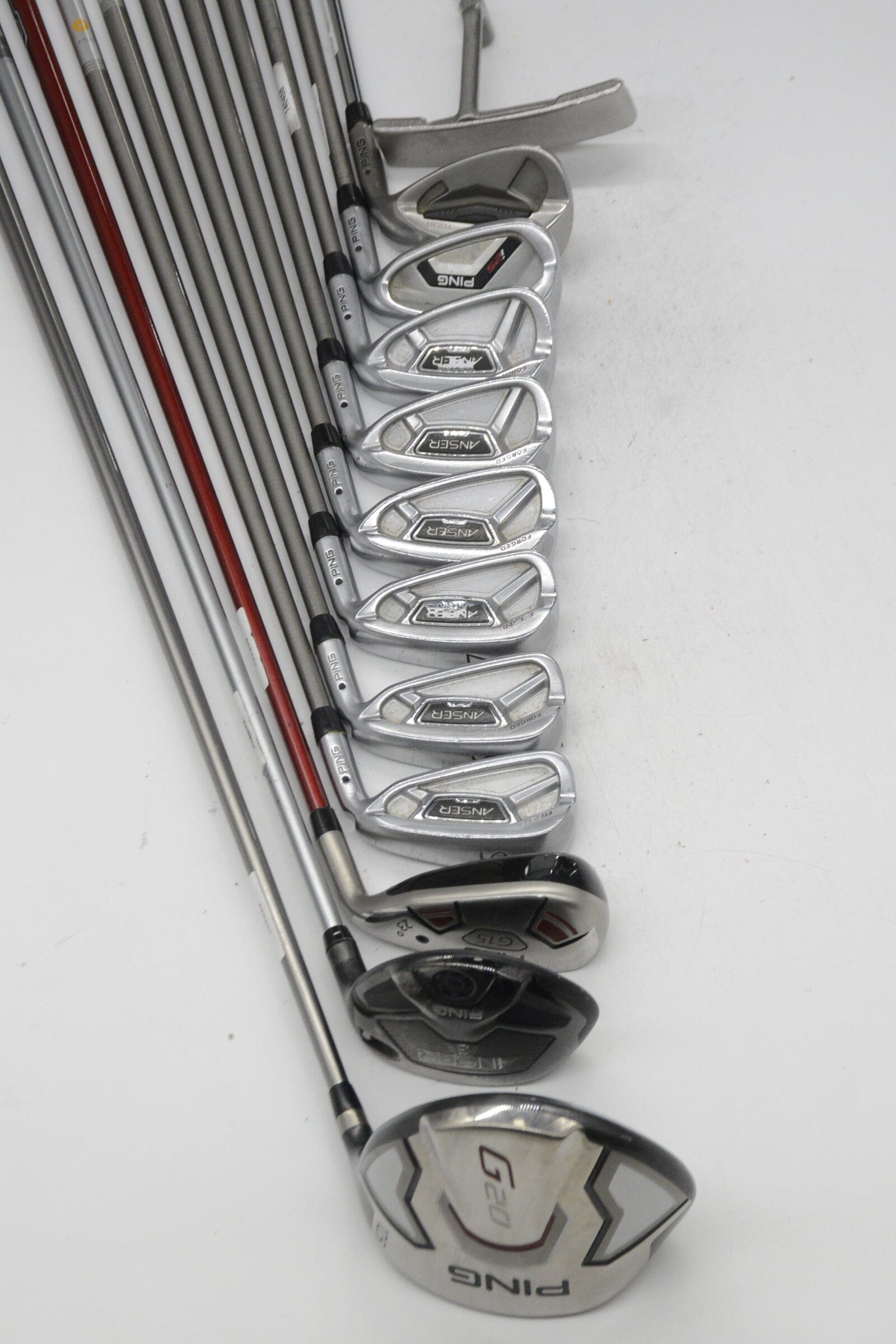 Ping Anser 2013 Mixed Full Set R Flex -0.5" Golf Clubs GolfRoots 