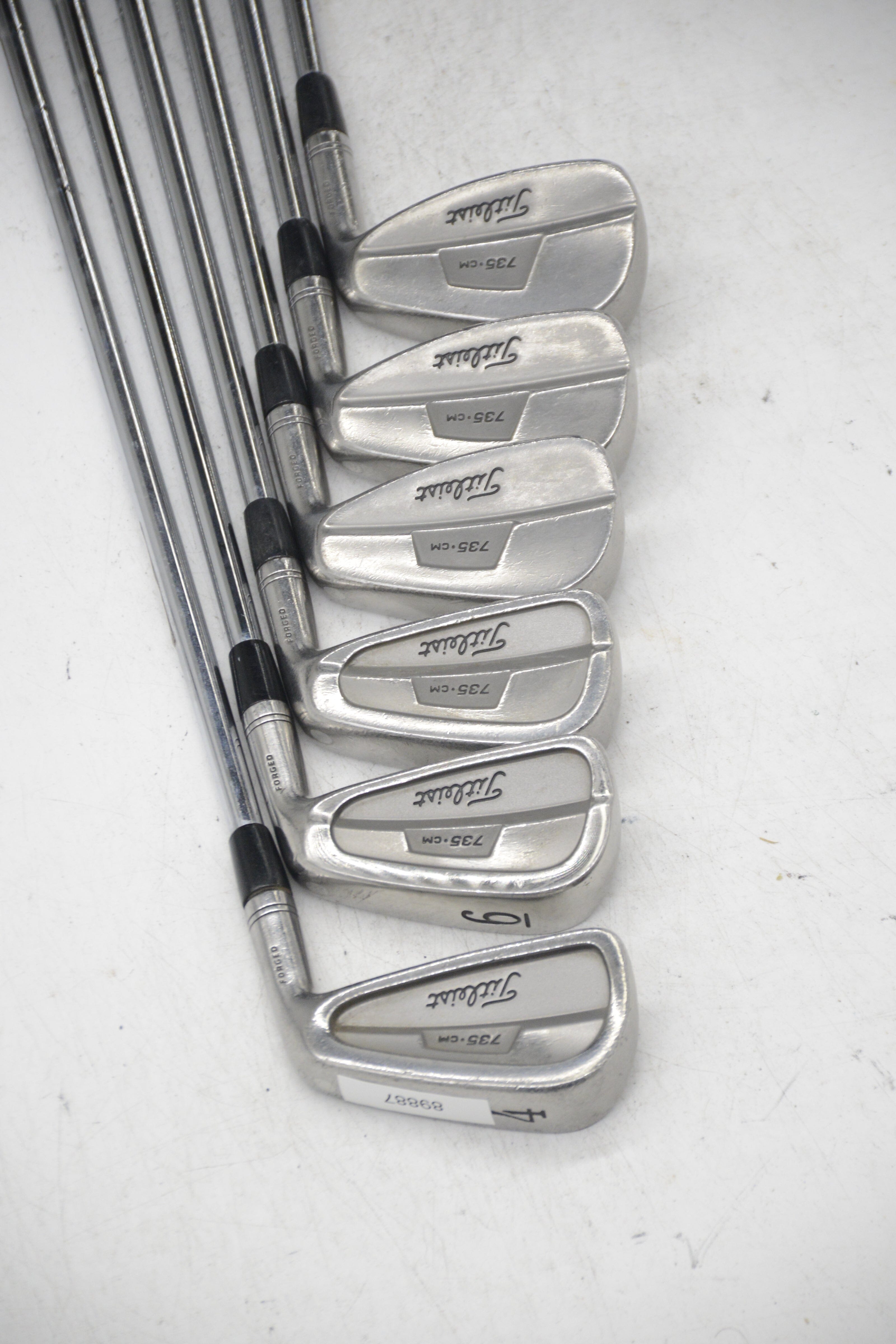 Titleist 735.CM Chrome 4, 6-PW Iron Set S Flex Std Length Golf Clubs GolfRoots 