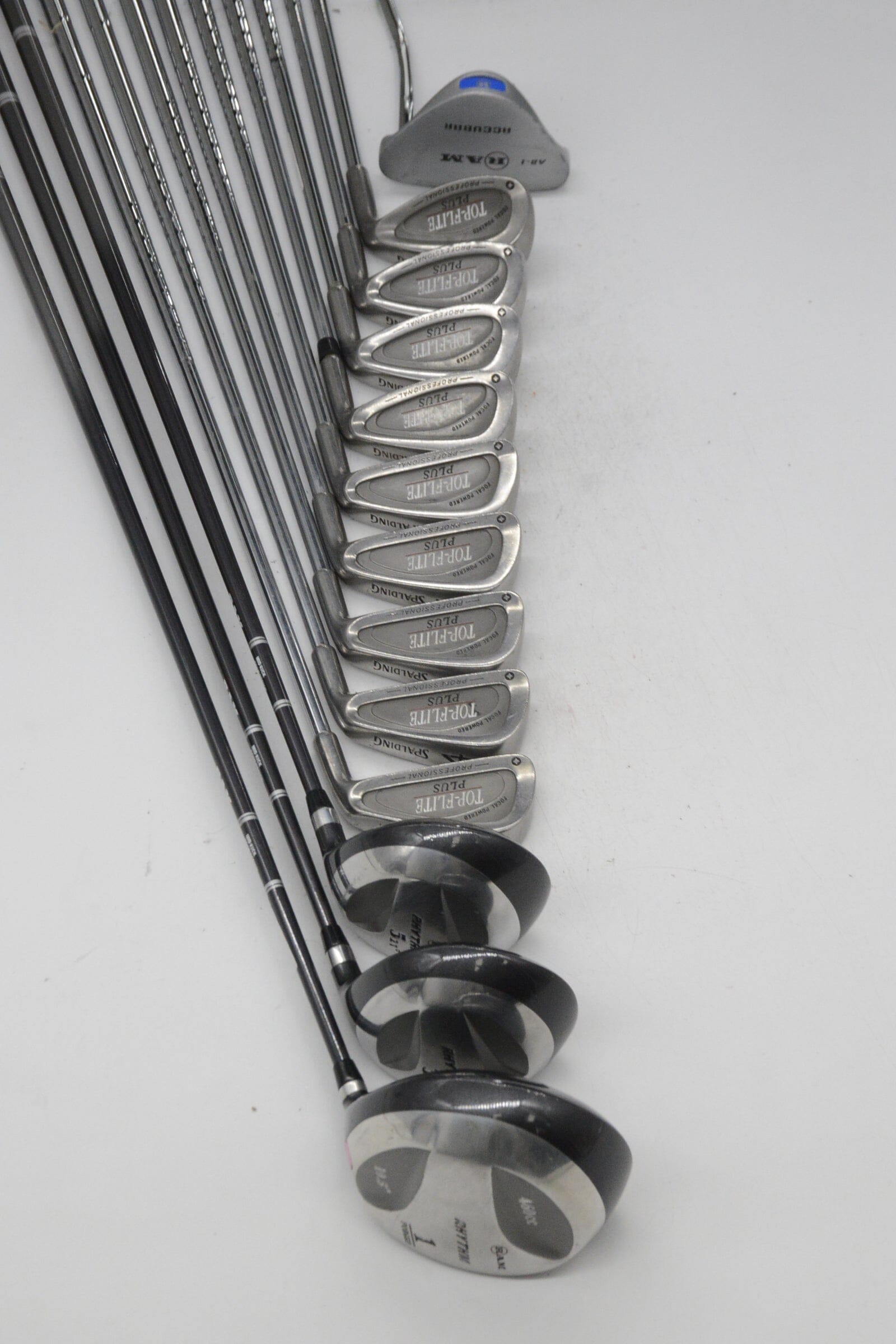 *Dented* Top Flite Plus Mixed Full Set S Flex +0.5" Golf Clubs GolfRoots 