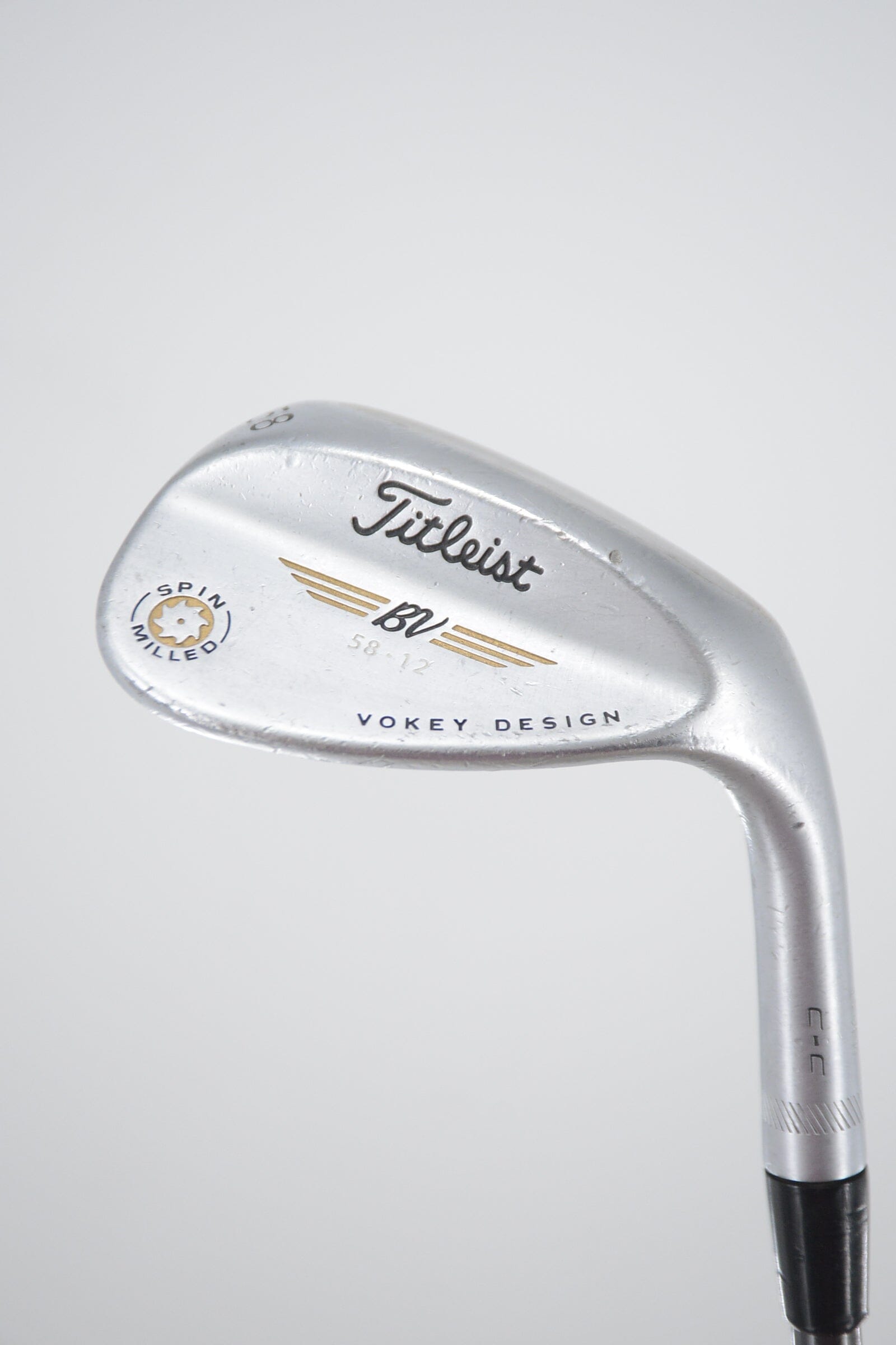 Titleist Vokey Spin Milled Chrome C-C 58 Degree Wedge R Flex 36.5" Golf Clubs GolfRoots 
