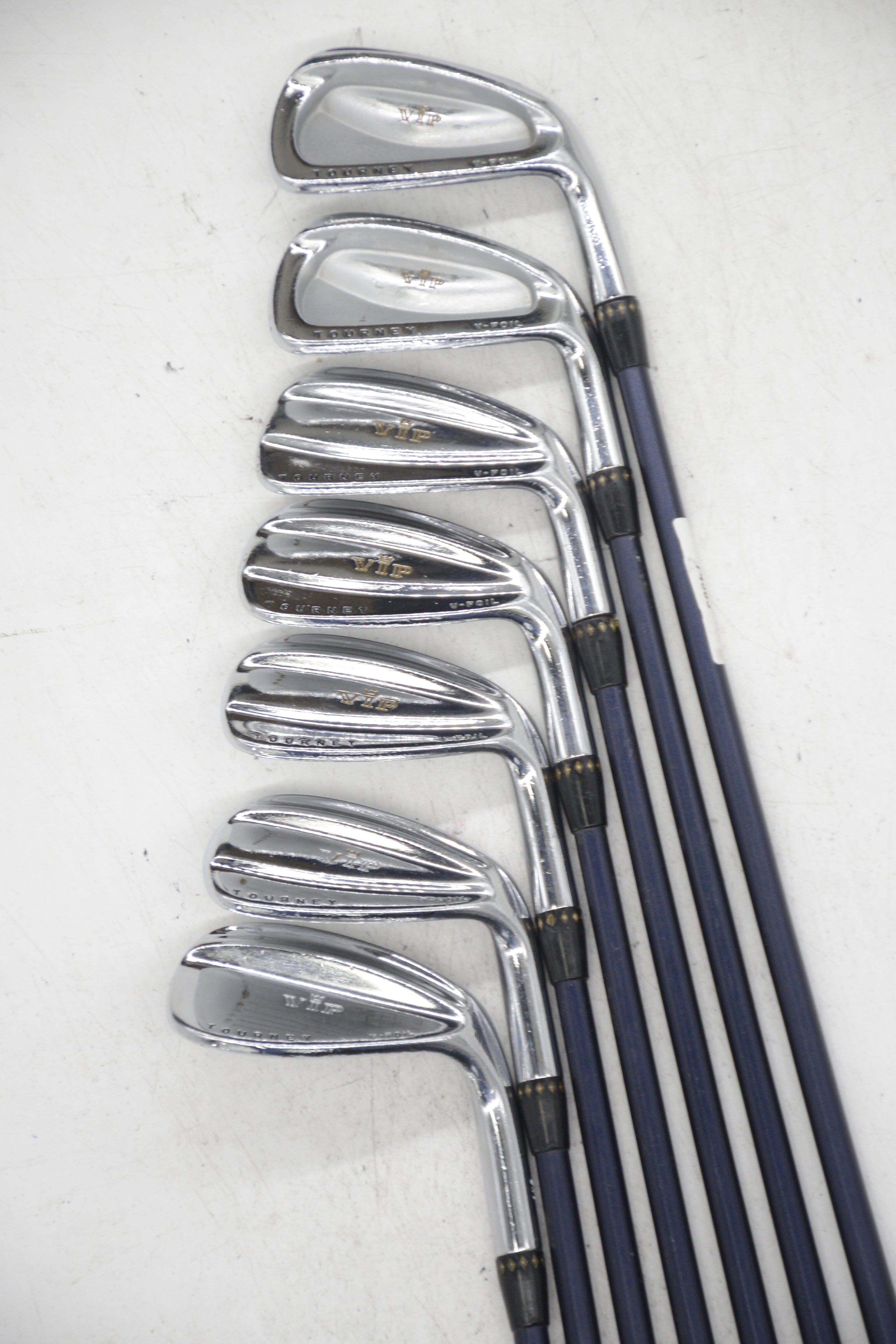 MacGregor Tourney V-Foil 5-AW Iron Set S Flex Std Length Golf Clubs GolfRoots 