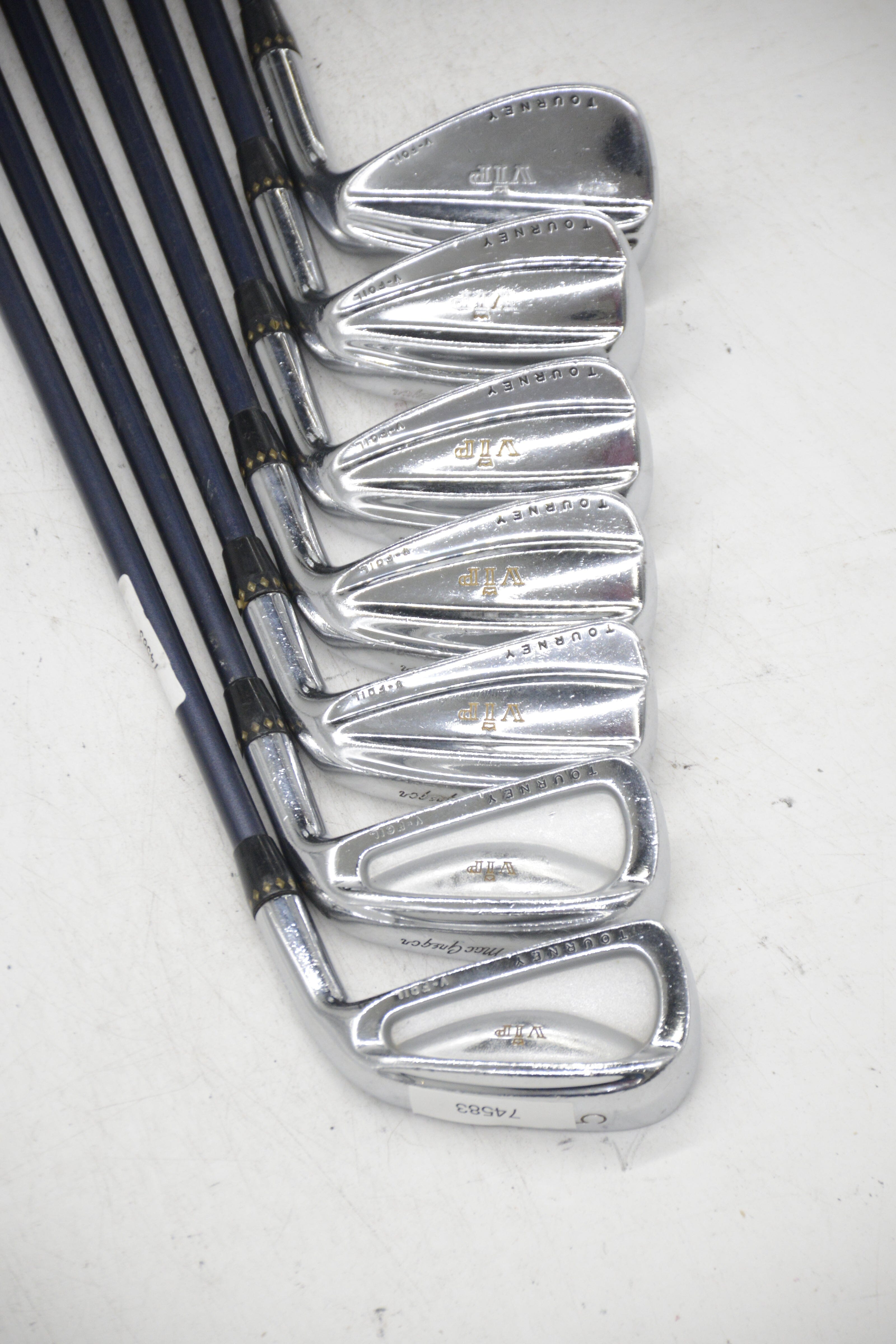 MacGregor Tourney V-Foil 5-AW Iron Set S Flex Std Length Golf Clubs GolfRoots 