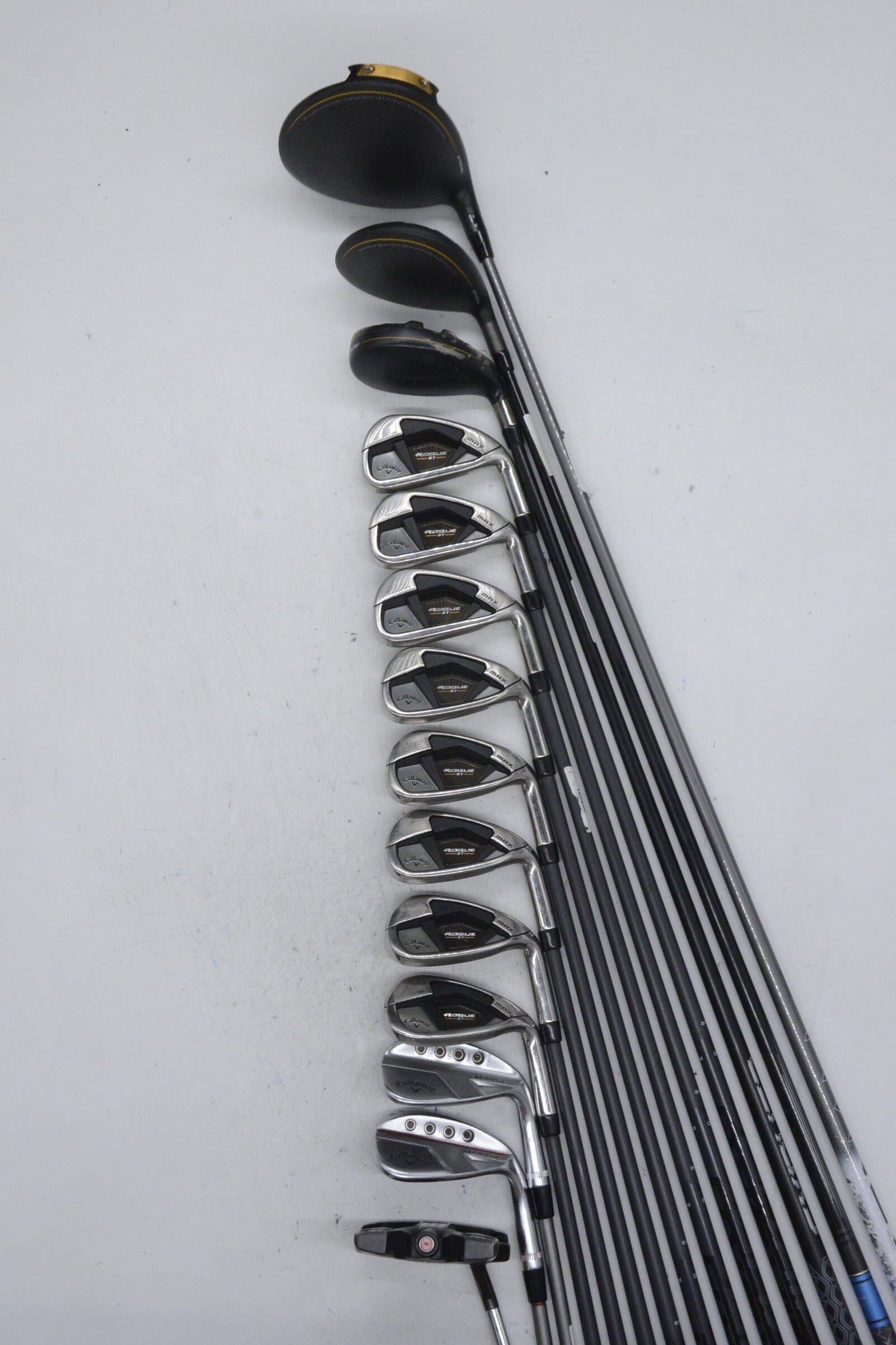 Callaway Rogue ST Max Mixed Full Set R Flex -0.5" Golf Clubs GolfRoots 