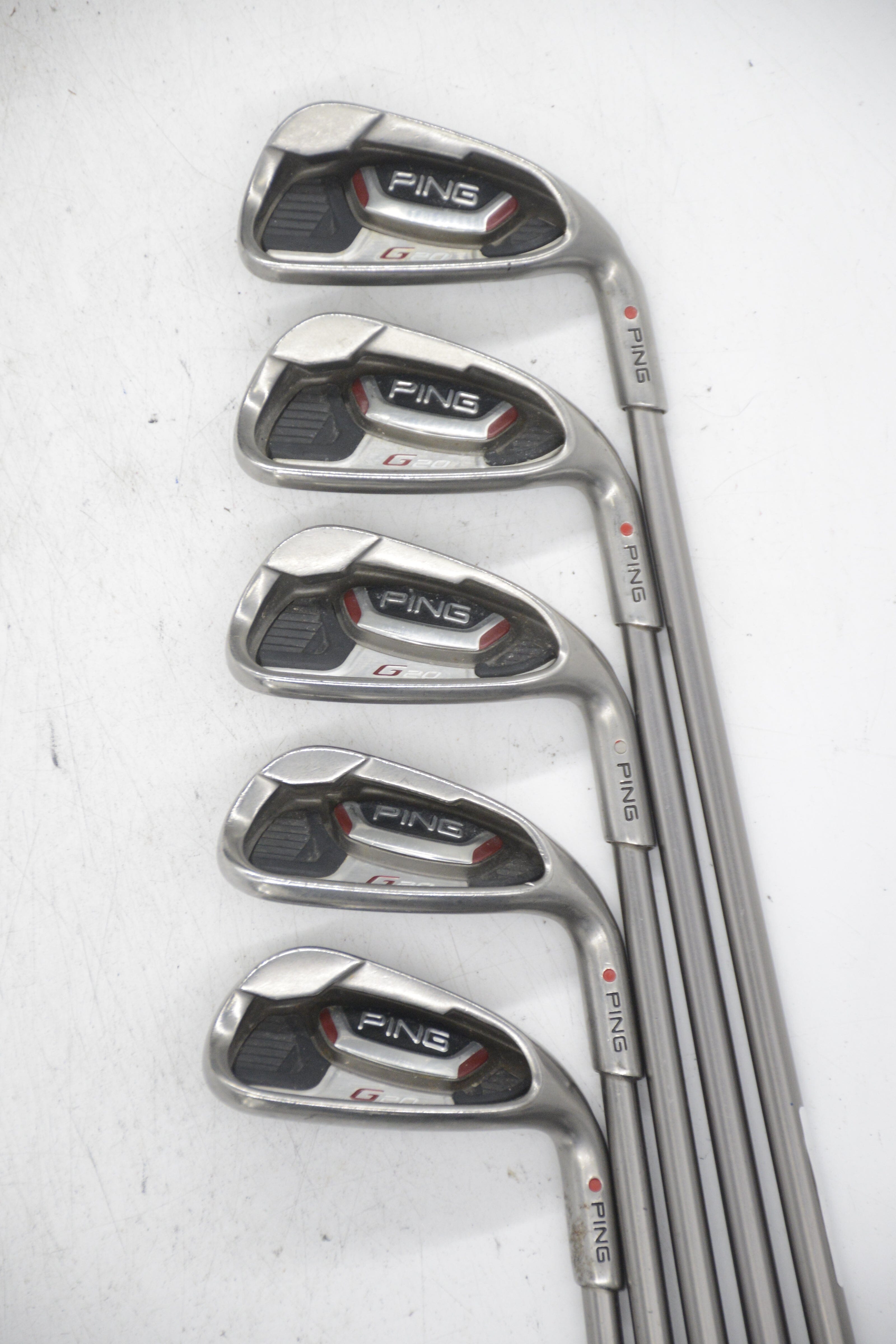 Ping G20 7-UW Iron Set R Flex -0.5" Golf Clubs GolfRoots 