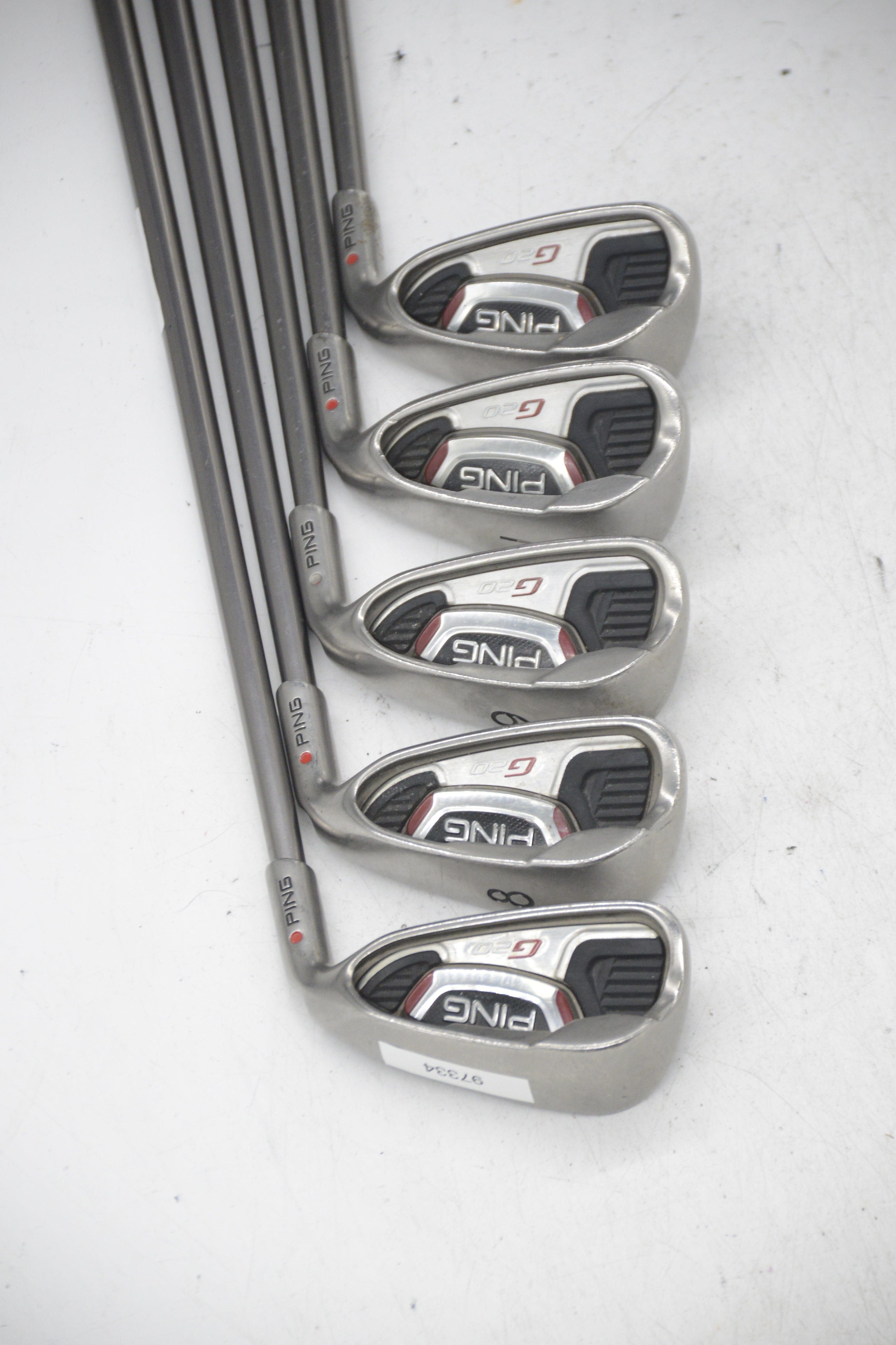 Ping G20 7-UW Iron Set R Flex -0.5" Golf Clubs GolfRoots 