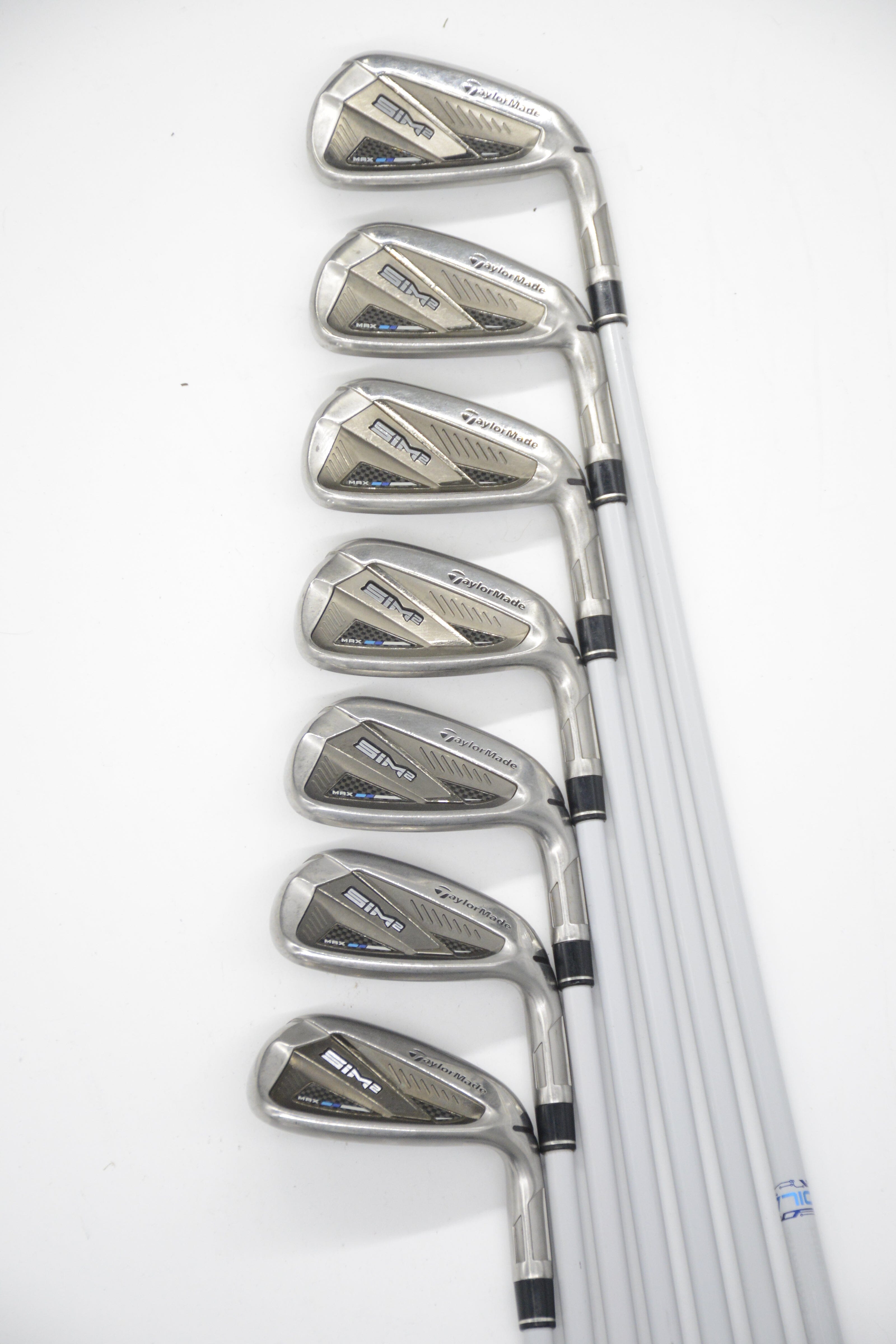 Women's TaylorMade SIM2 Max 5-AW Iron Set W Flex -0.5" Golf Clubs GolfRoots 