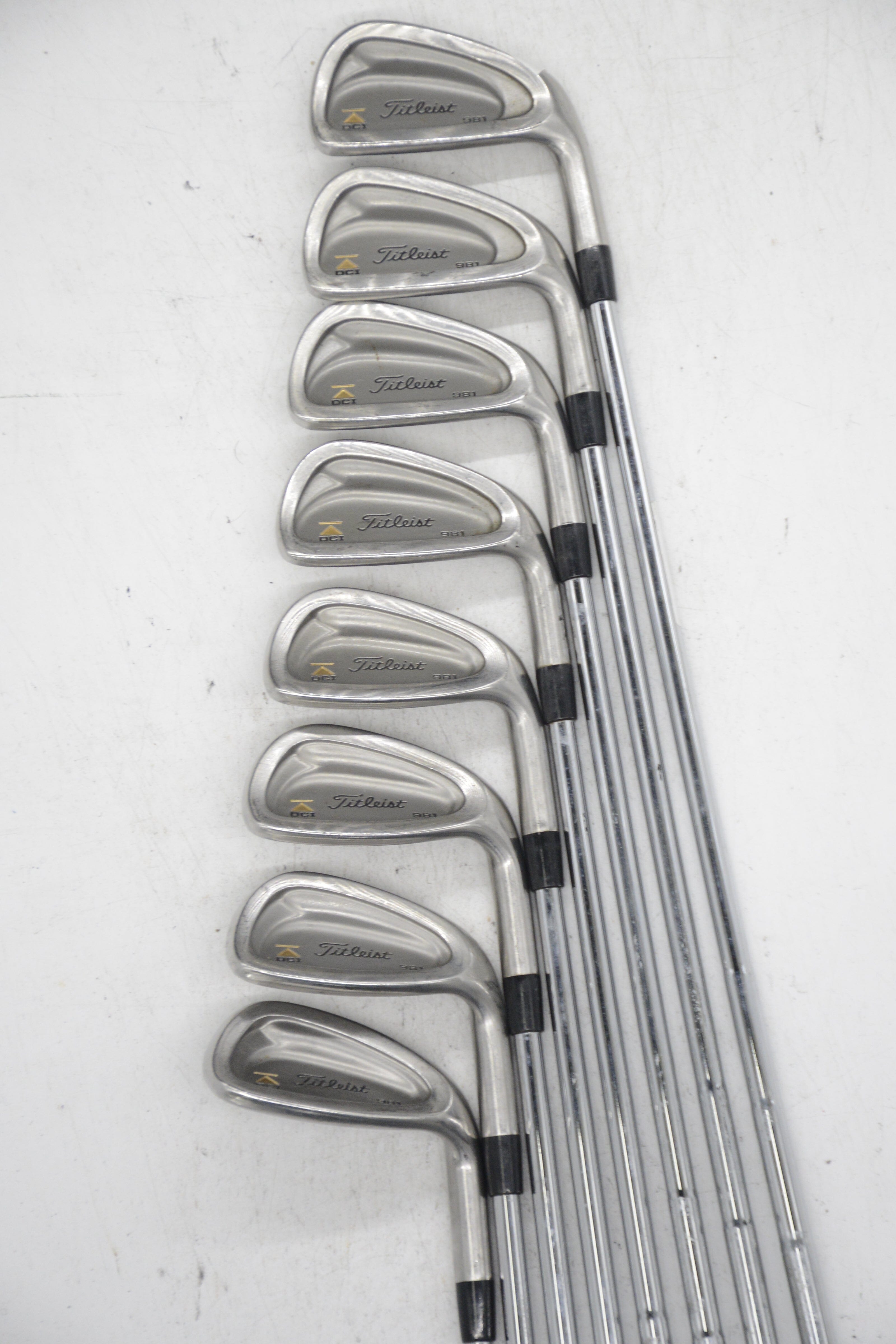 Titleist DCI 981 3-6, 8-PW, SW Iron Set S Flex Std Length Golf Clubs GolfRoots 