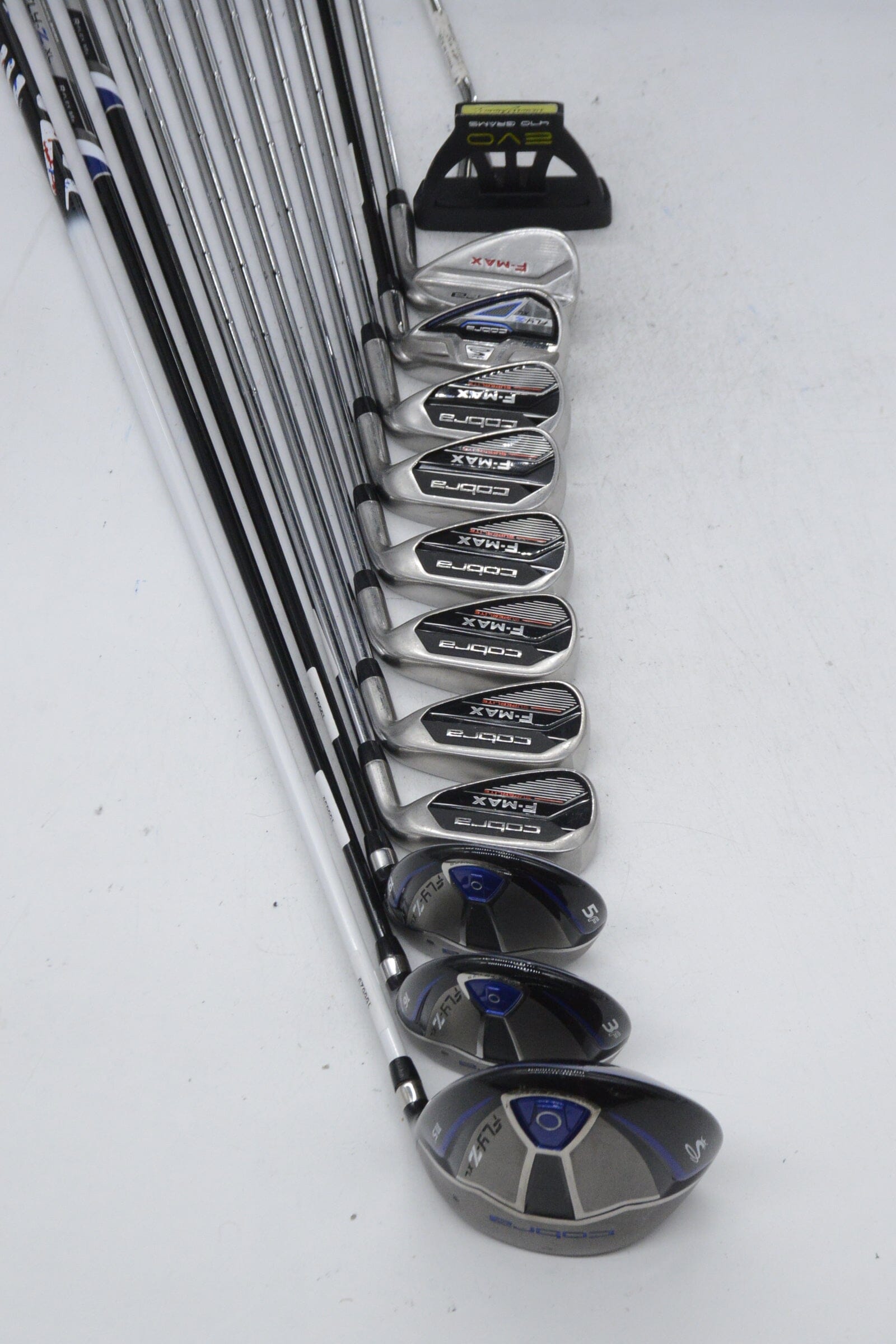 Cobra F-Max Superlite Mixed Full Set R Flex +0.5" Golf Clubs GolfRoots 