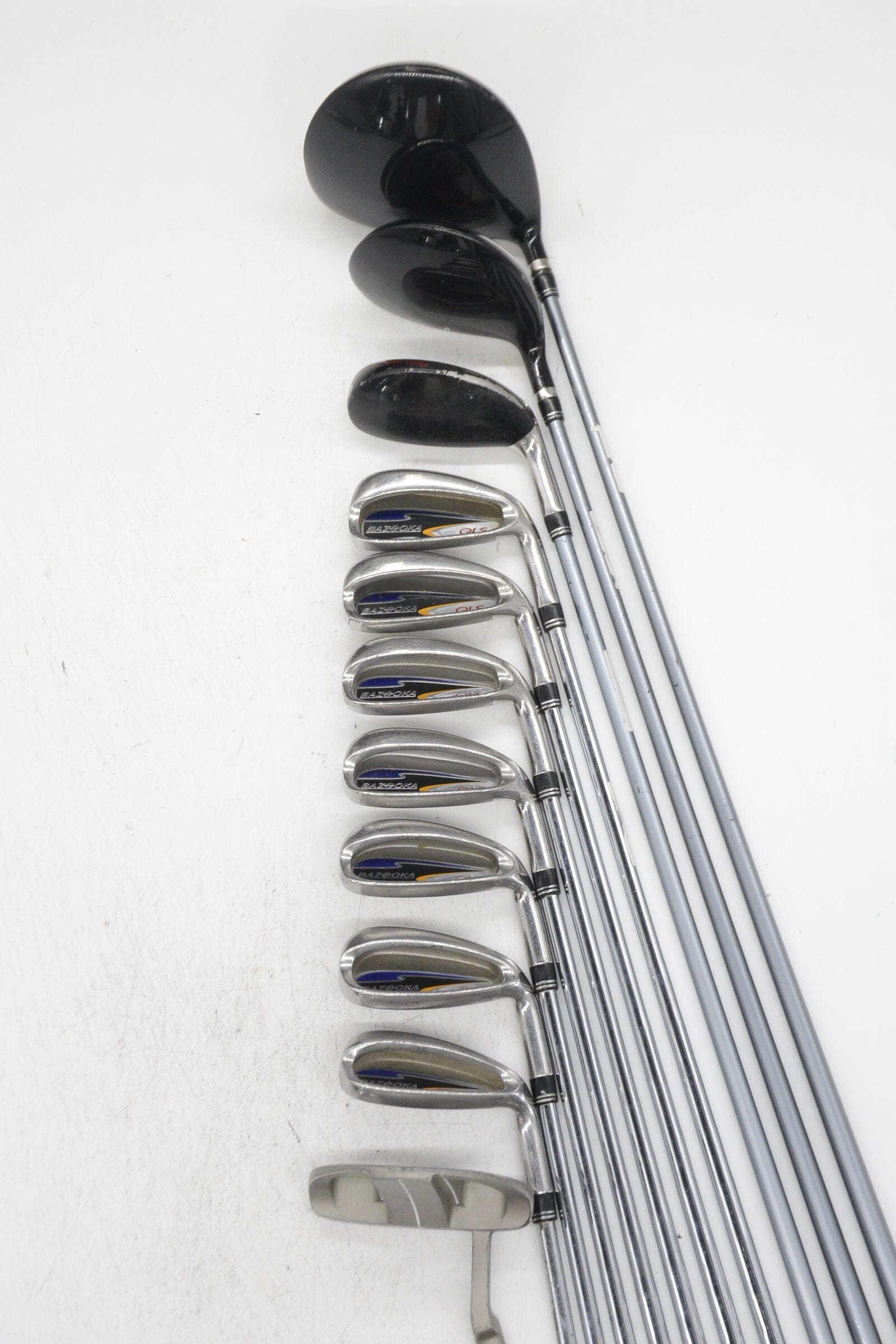Tour Edge Bazooka QLS Mixed Full Set S Flex +1.75" Golf Clubs GolfRoots 