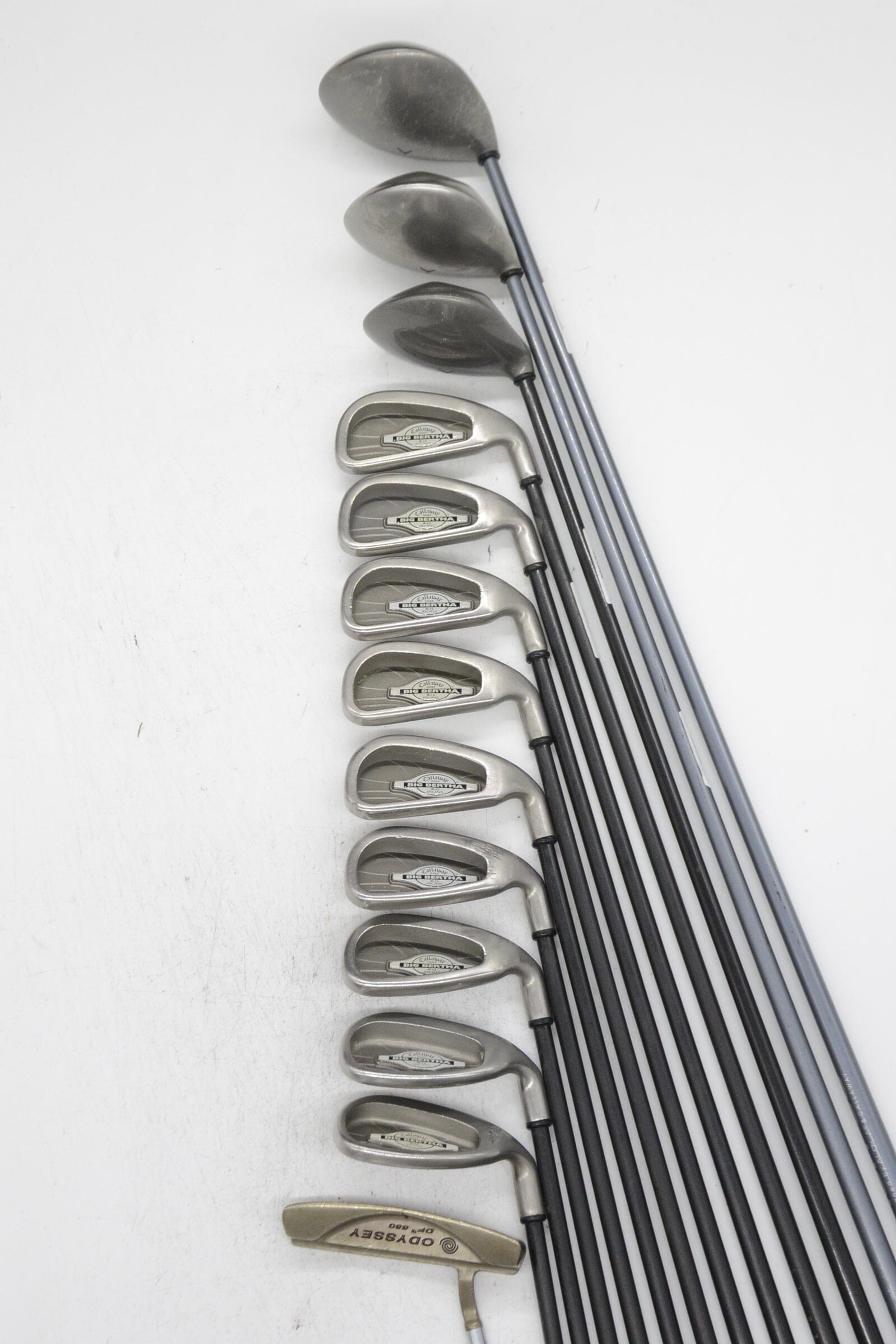 Callaway Big Bertha X-12 Mixed Full Set R Flex -0.5" Golf Clubs GolfRoots 