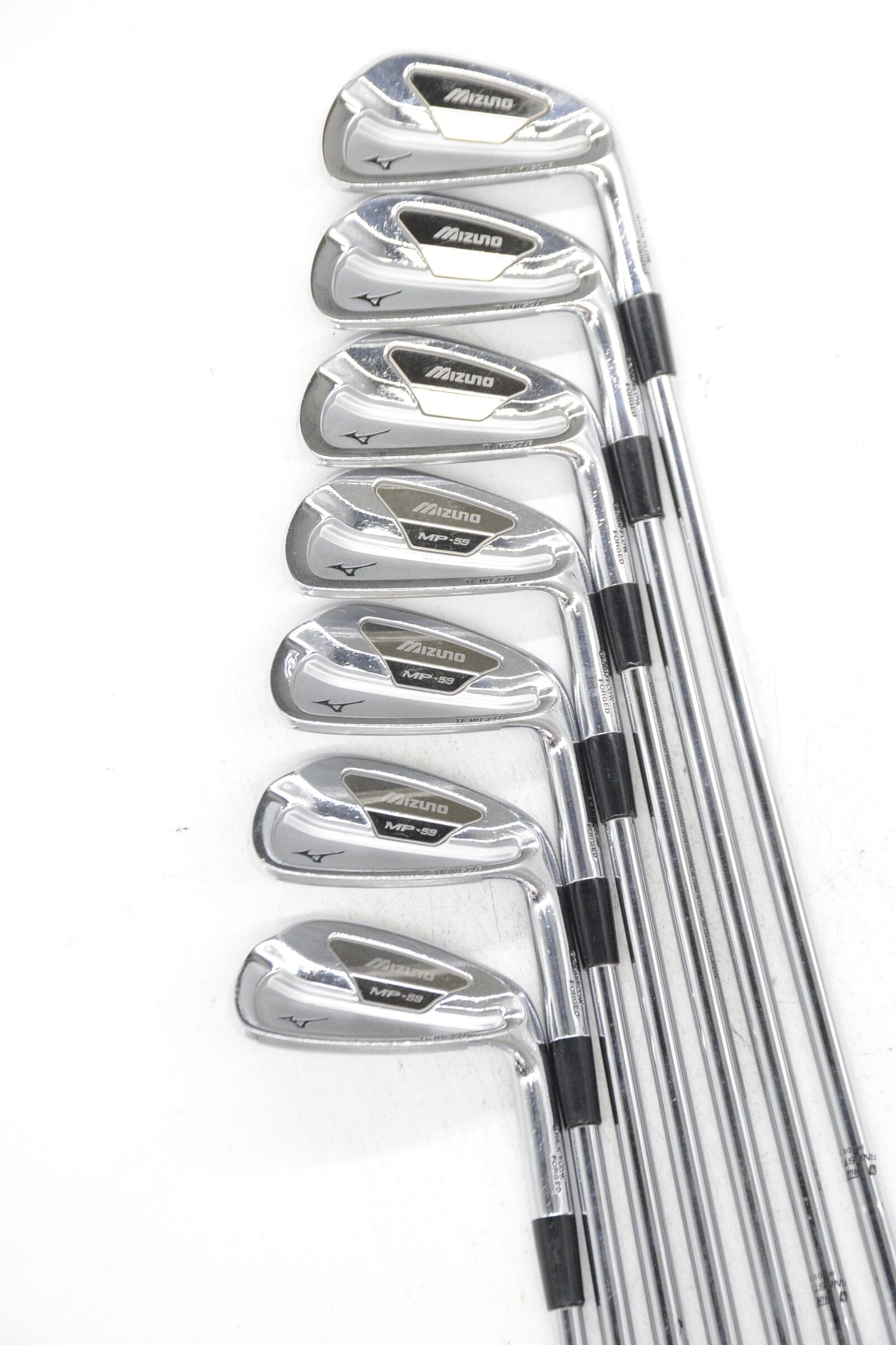 Mizuno MP-59 4-PW Iron Set S Flex +0.5" Golf Clubs GolfRoots 