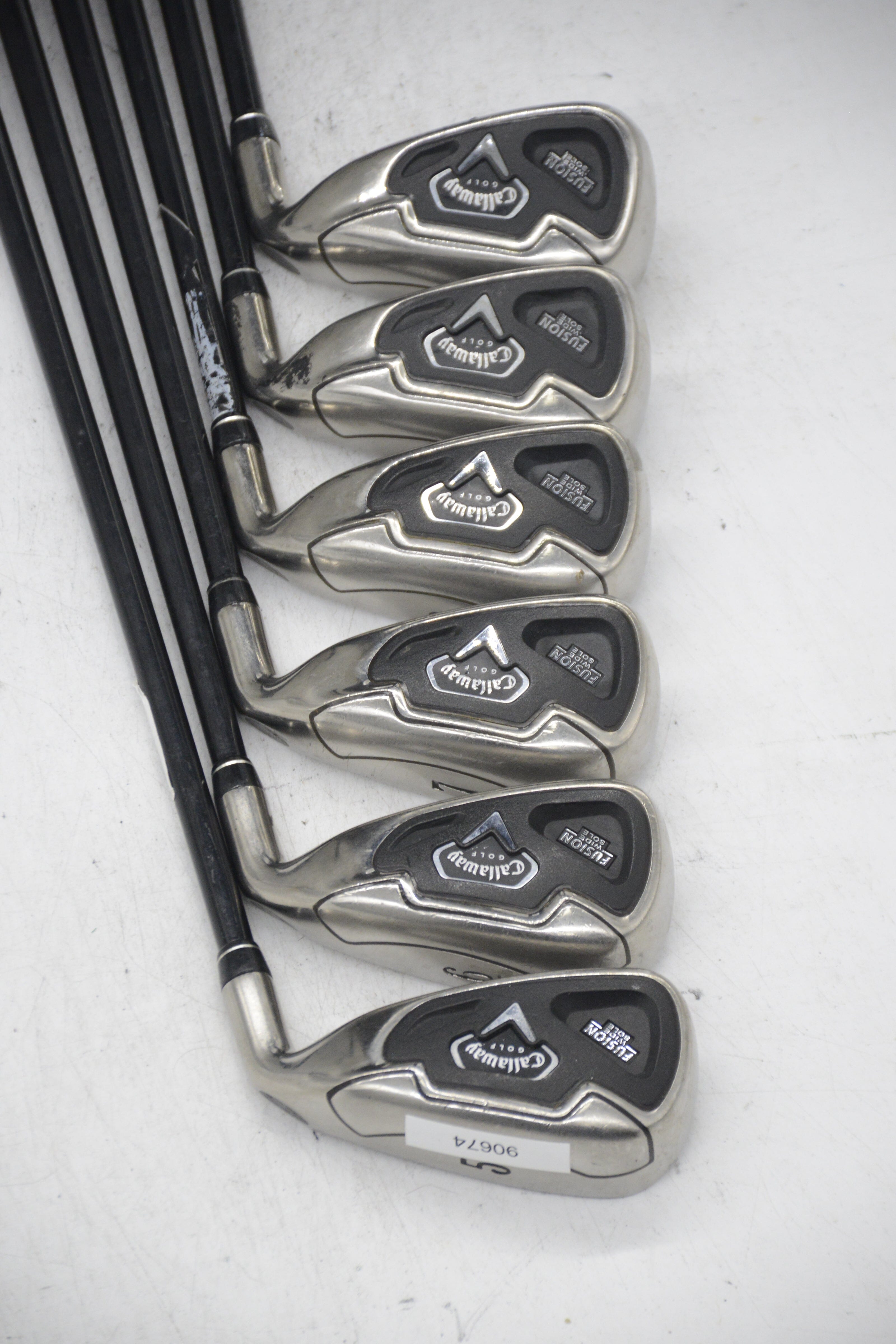 Callaway Fusion Wide Sole 5-PW Iron Set R Flex -0.5" Golf Clubs GolfRoots 