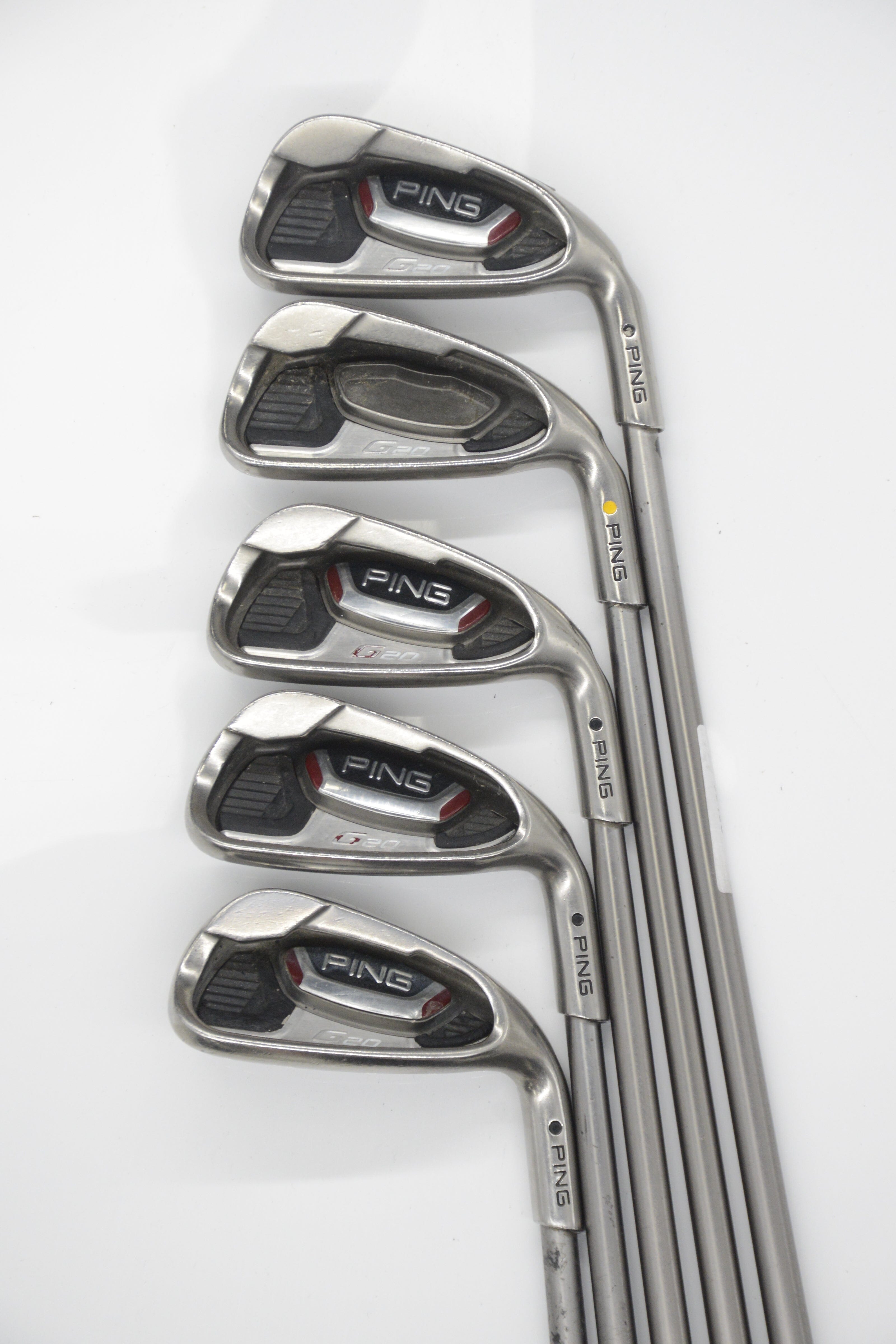 Ping G20 6-PW Iron Set R Flex -0.5" Golf Clubs GolfRoots 