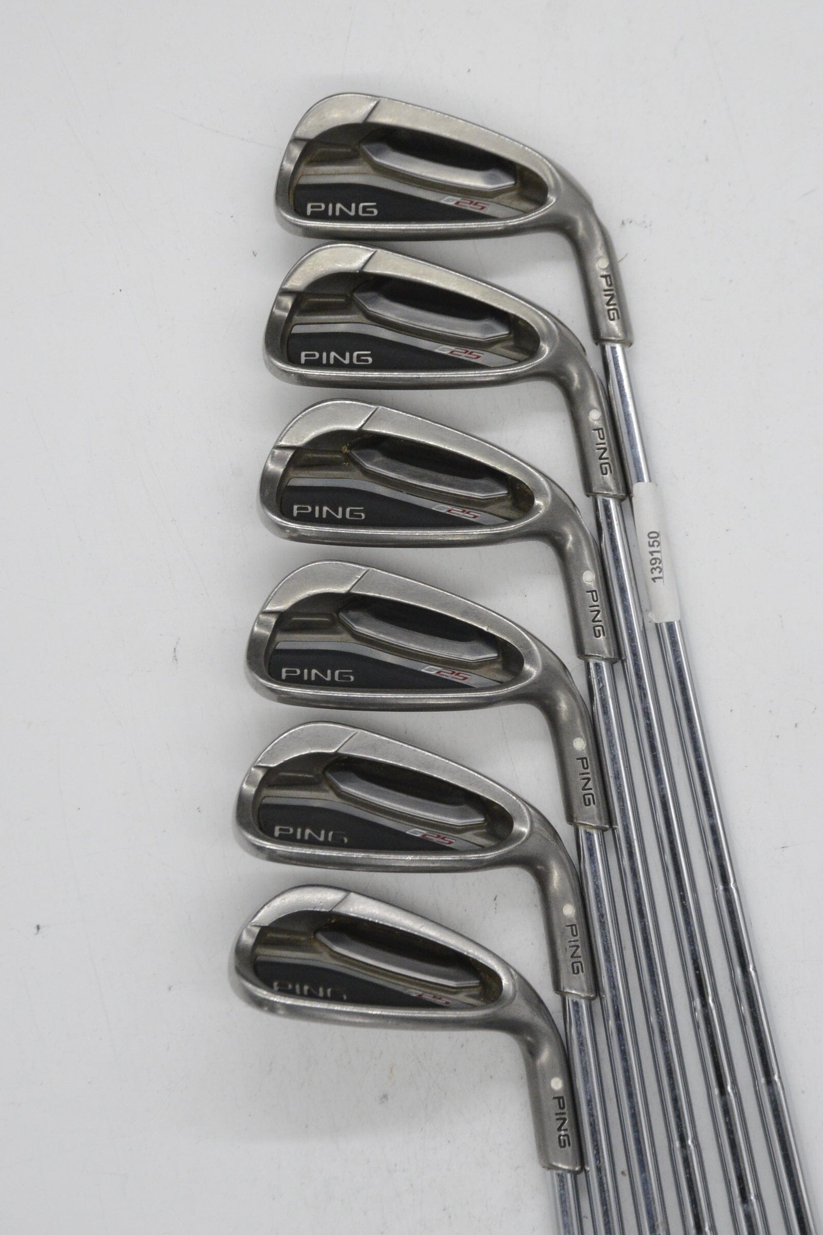 Ping G25 5-9, UW Iron Set S Flex +2.25" Golf Clubs GolfRoots 