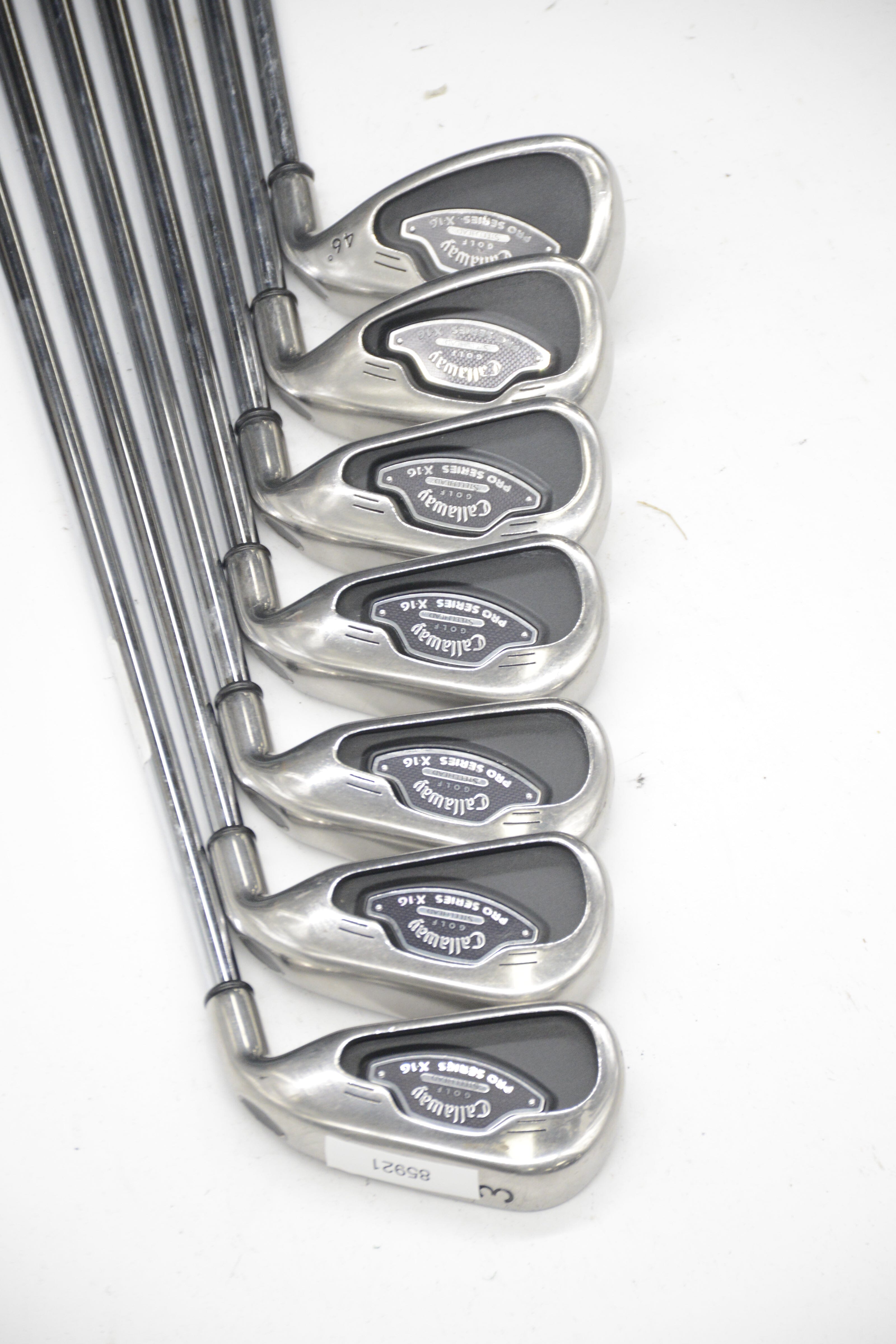 Callaway Steelhead X-16 Pro Series 3-7, 9-PW Iron Set S Flex Std Length Golf Clubs GolfRoots 